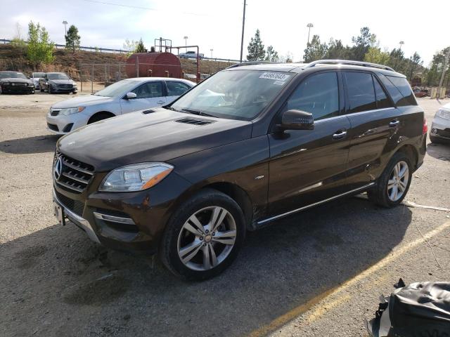 mercedes-benz ml 350 4ma 2012 4jgda5hb1ca009947