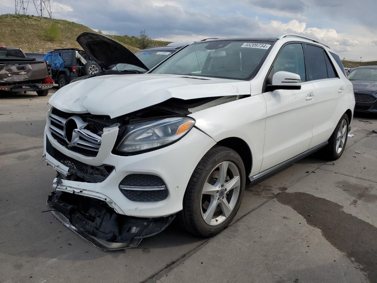 mercedes-benz gle 2017 4jgda5hb6ha916166