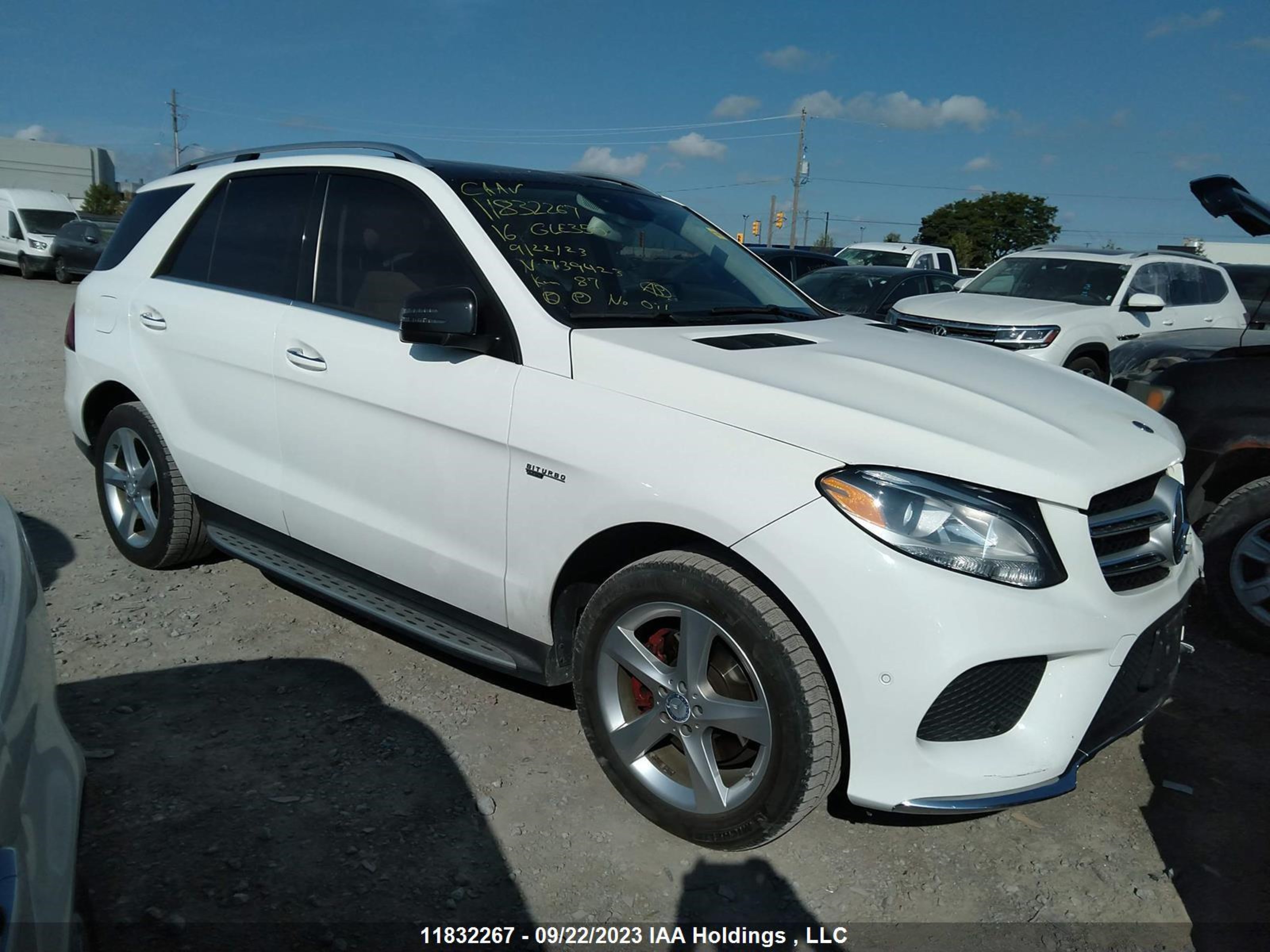 mercedes-benz gle 2016 4jgda5jb1ga739423