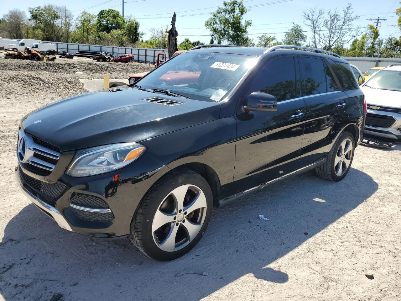 mercedes-benz gle 2016 4jgda5jb7ga661245