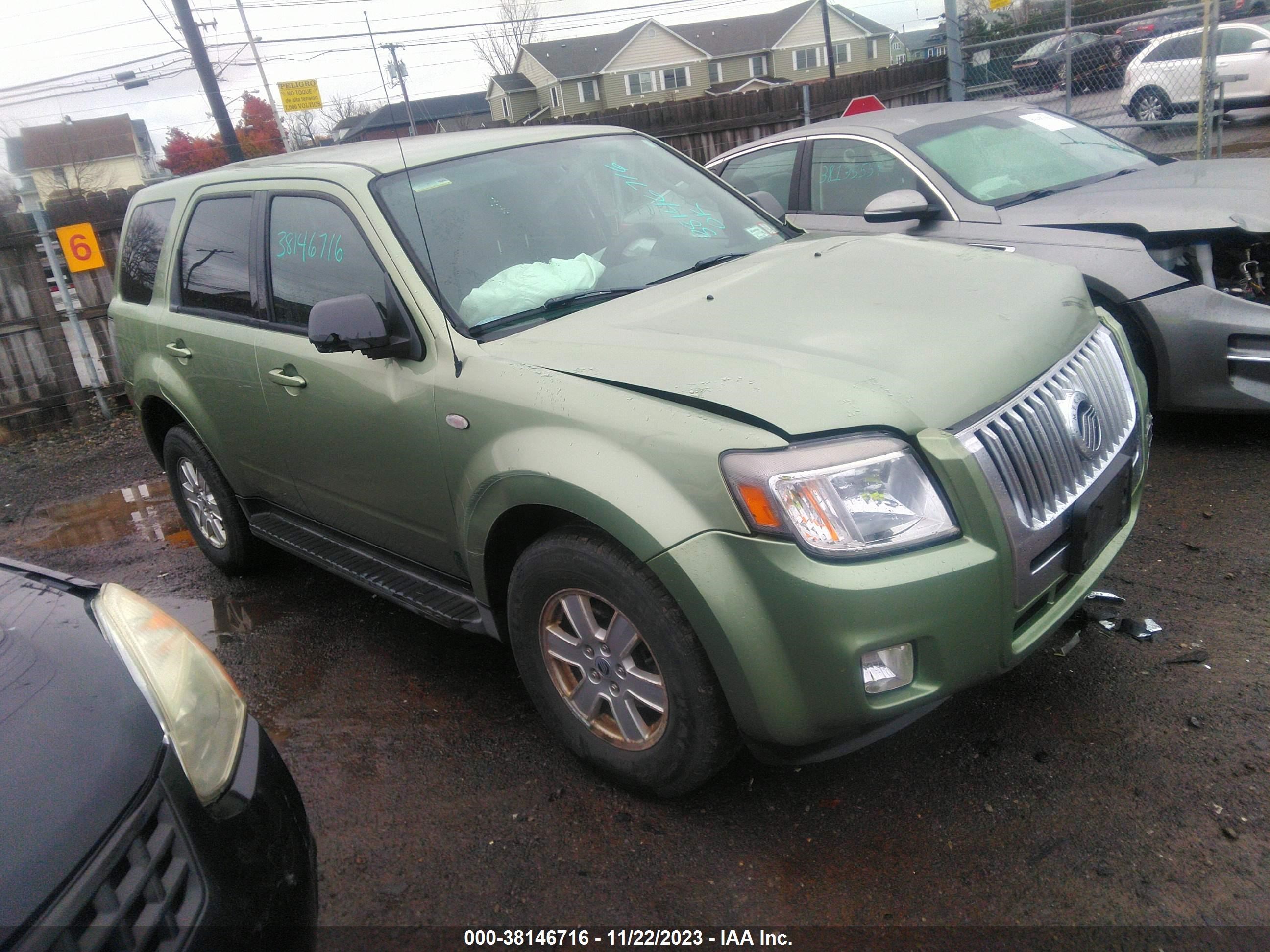 mercury mariner 2009 4m2cu81g79kj14486