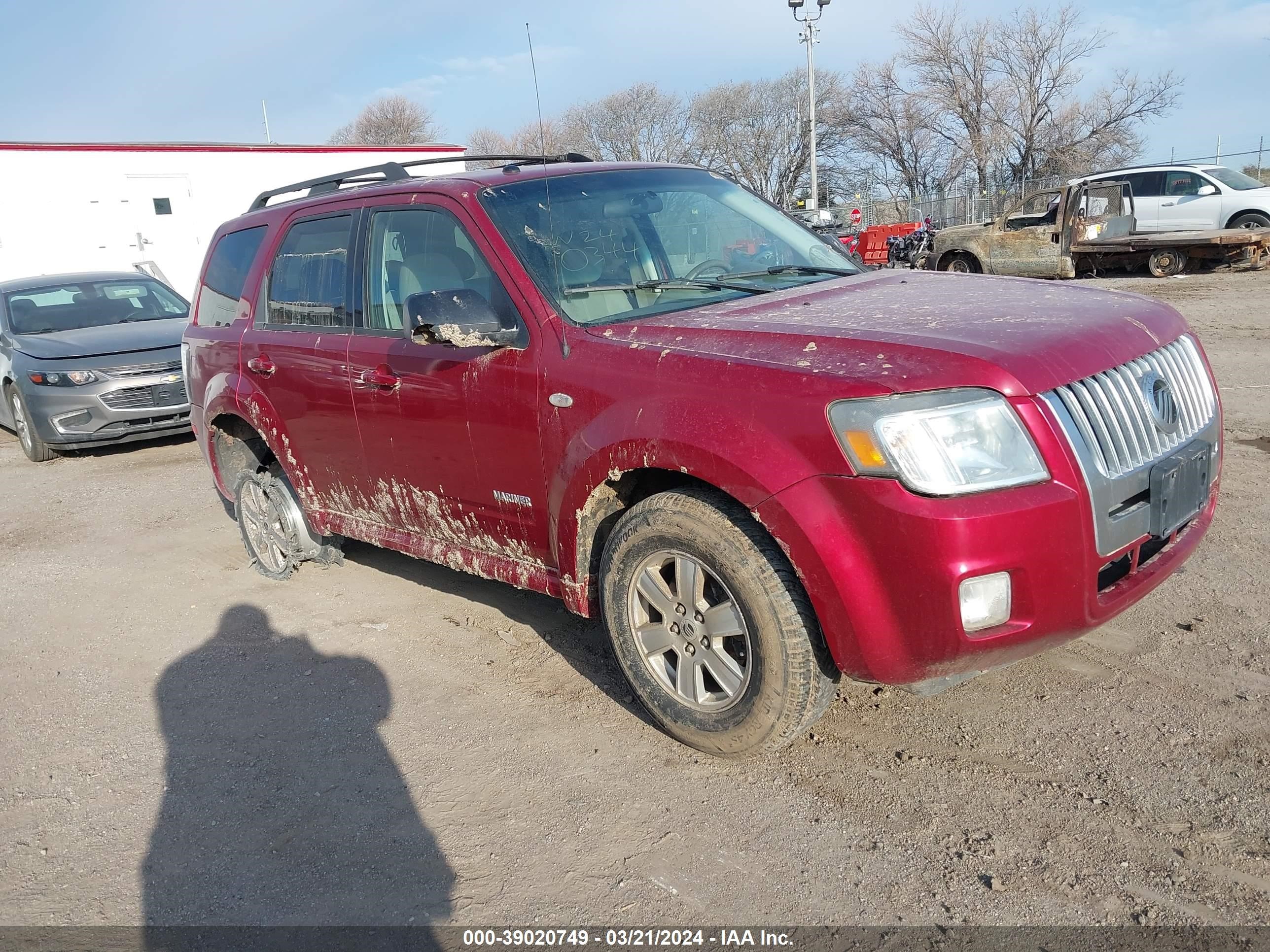 mercury mariner 2008 4m2cu81z38kj23069