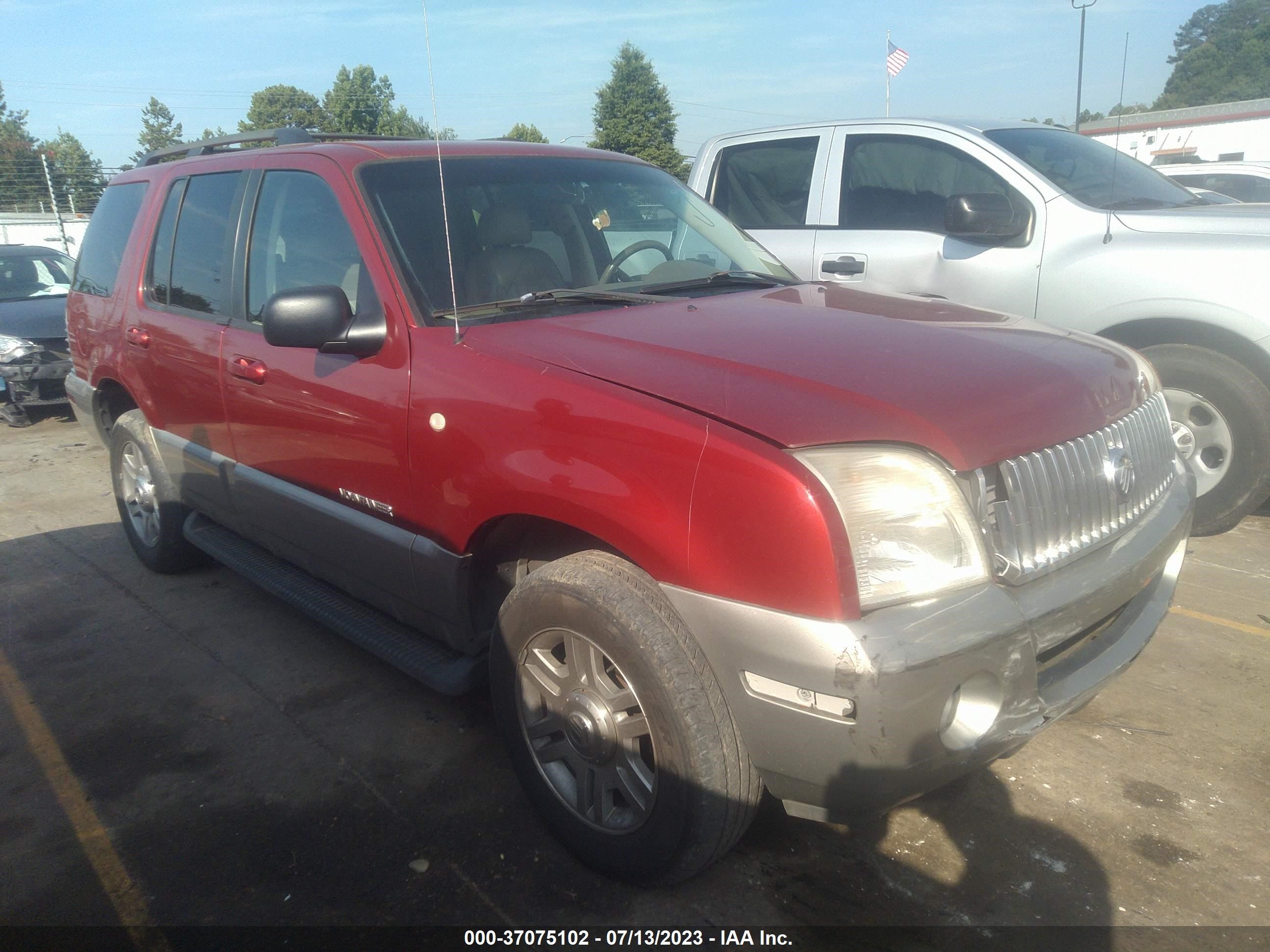 mercury mountaineer 2002 4m2du66w12uj32985