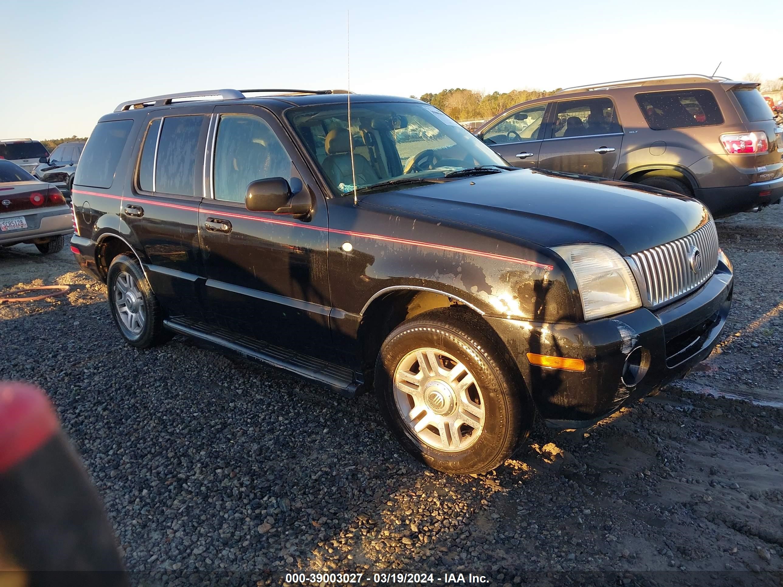 mercury mountaineer 2003 4m2du66w83zj36553