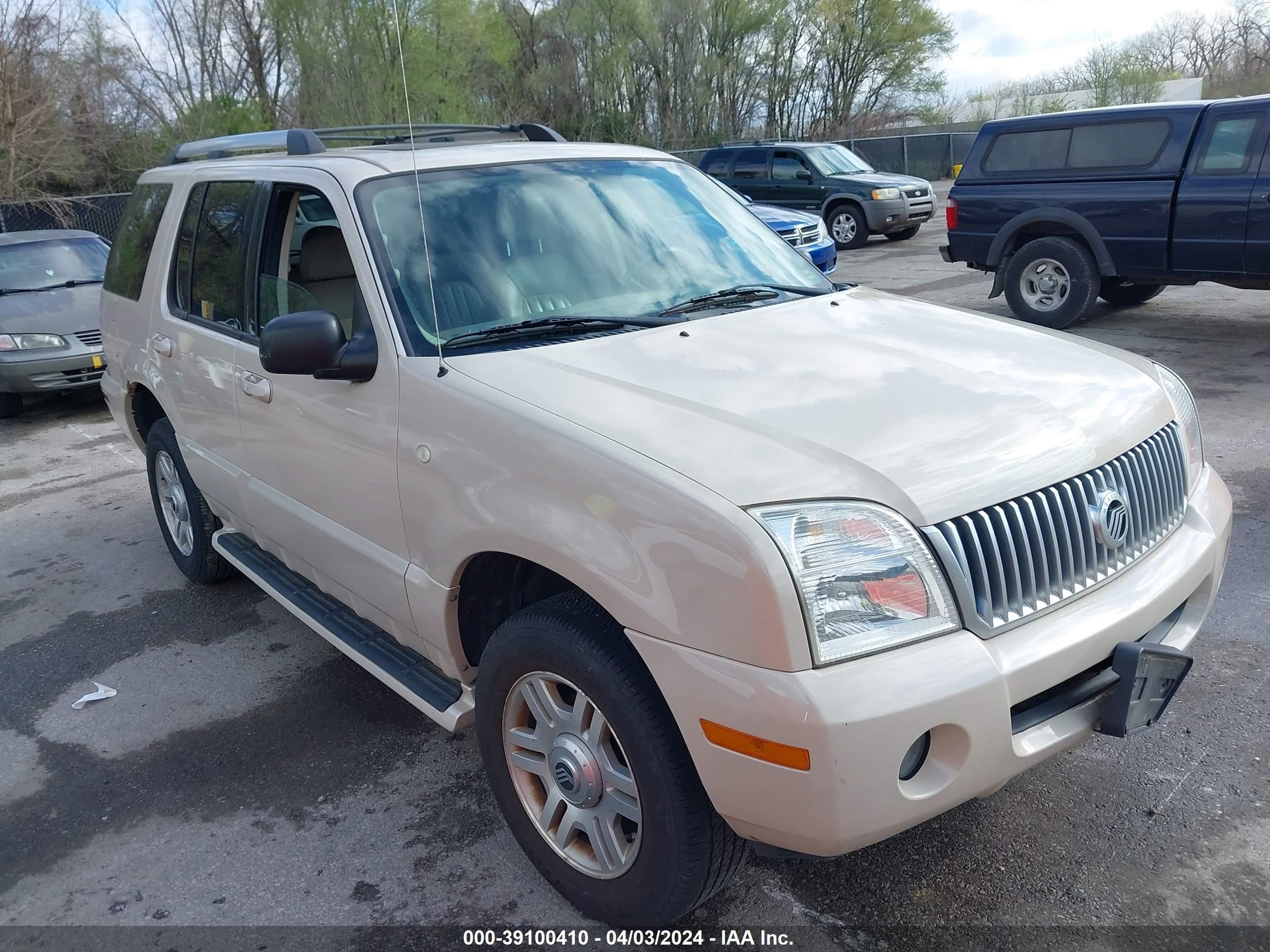 mercury mountaineer 2005 4m2du86w45zj34149