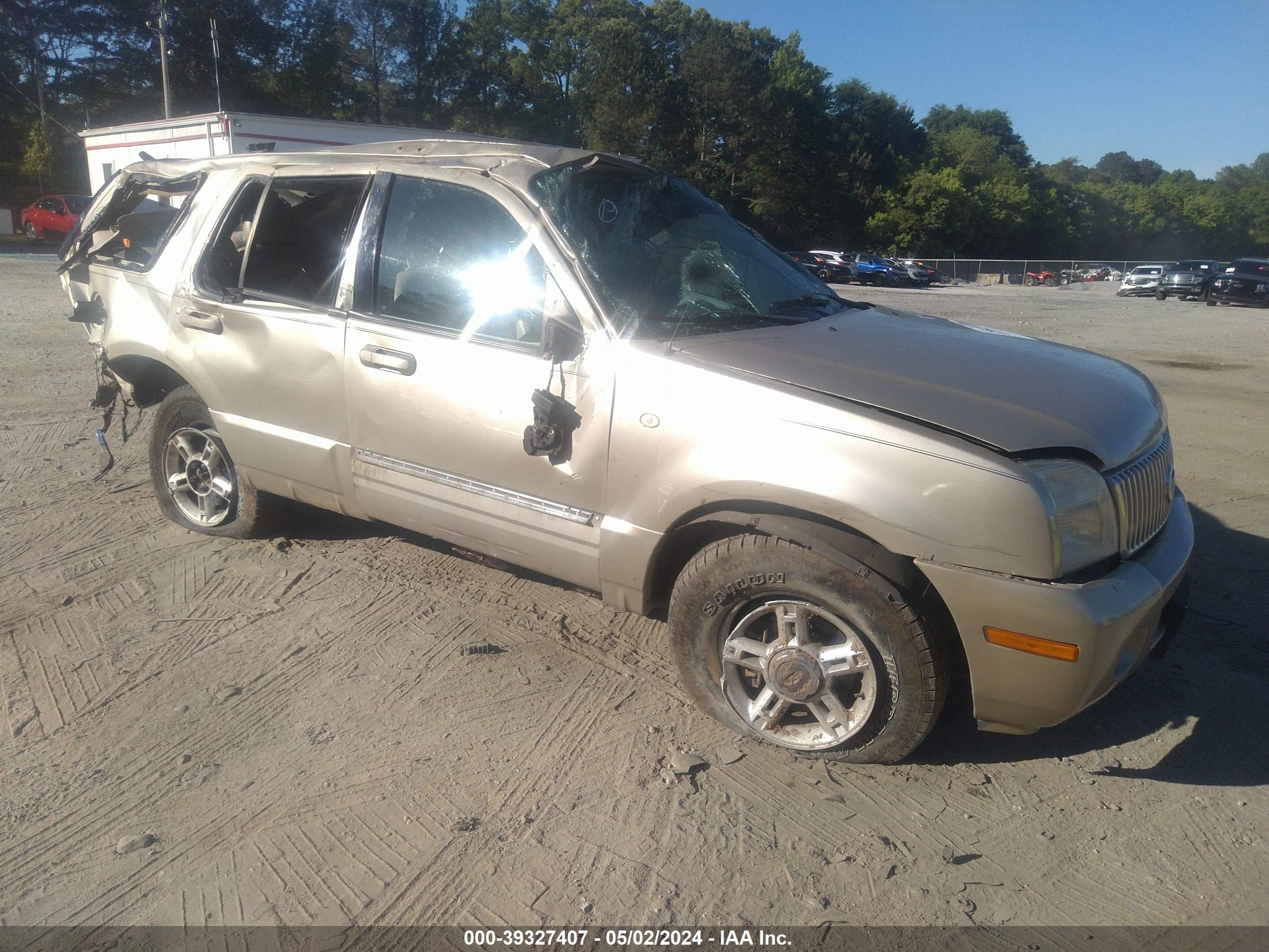 mercury mountaineer 2004 4m2du86w64uj21298