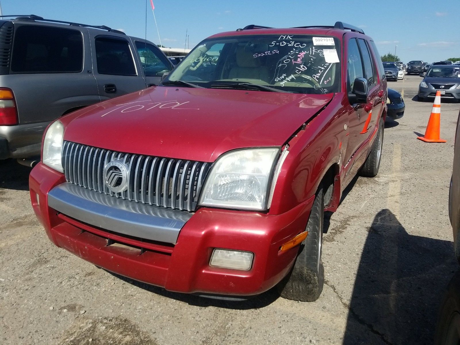 mercury mountnr 4x2 v6 2010 4m2en3je4auj02408