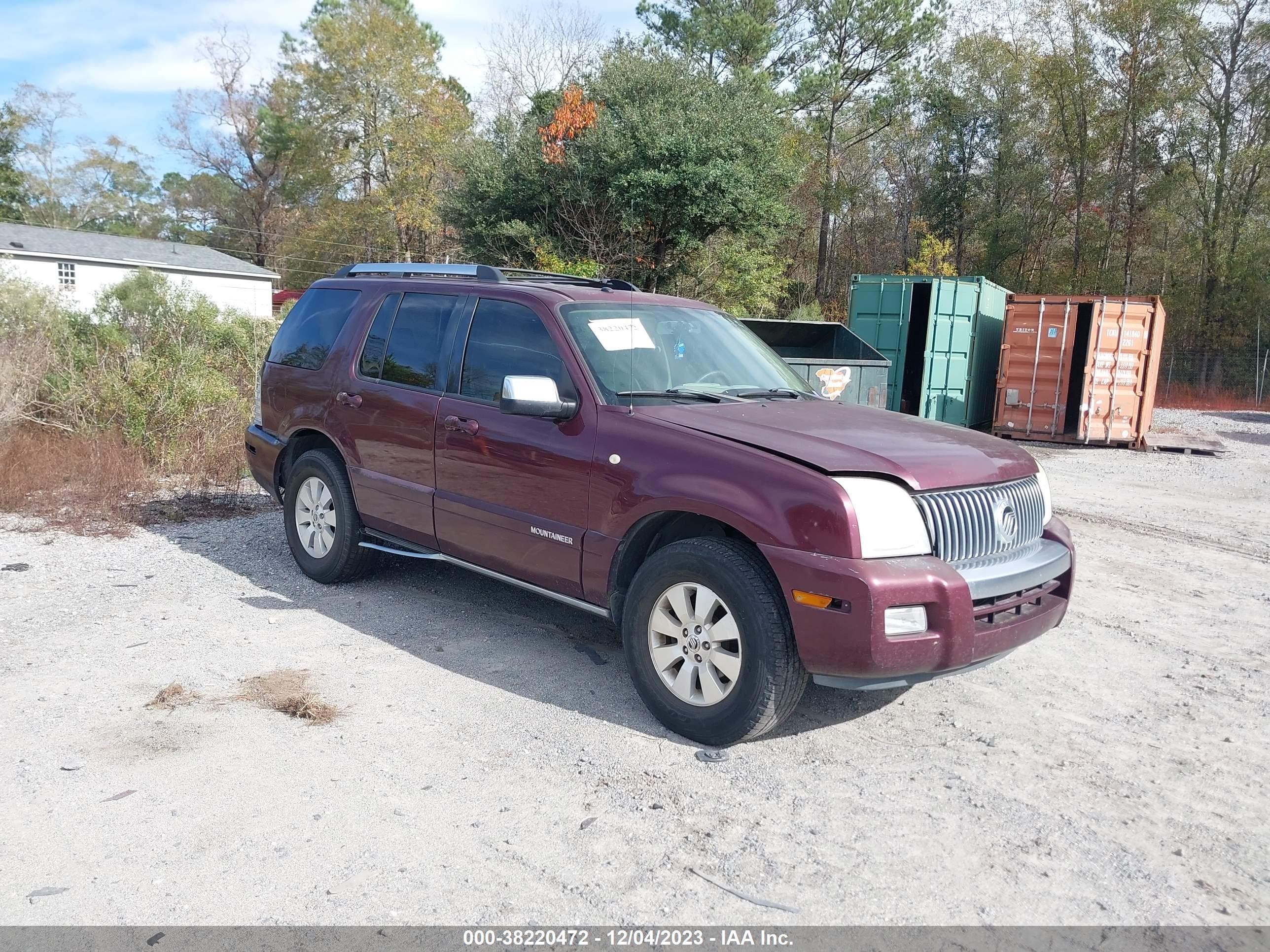 mercury mountaineer 2007 4m2eu38867uj01059