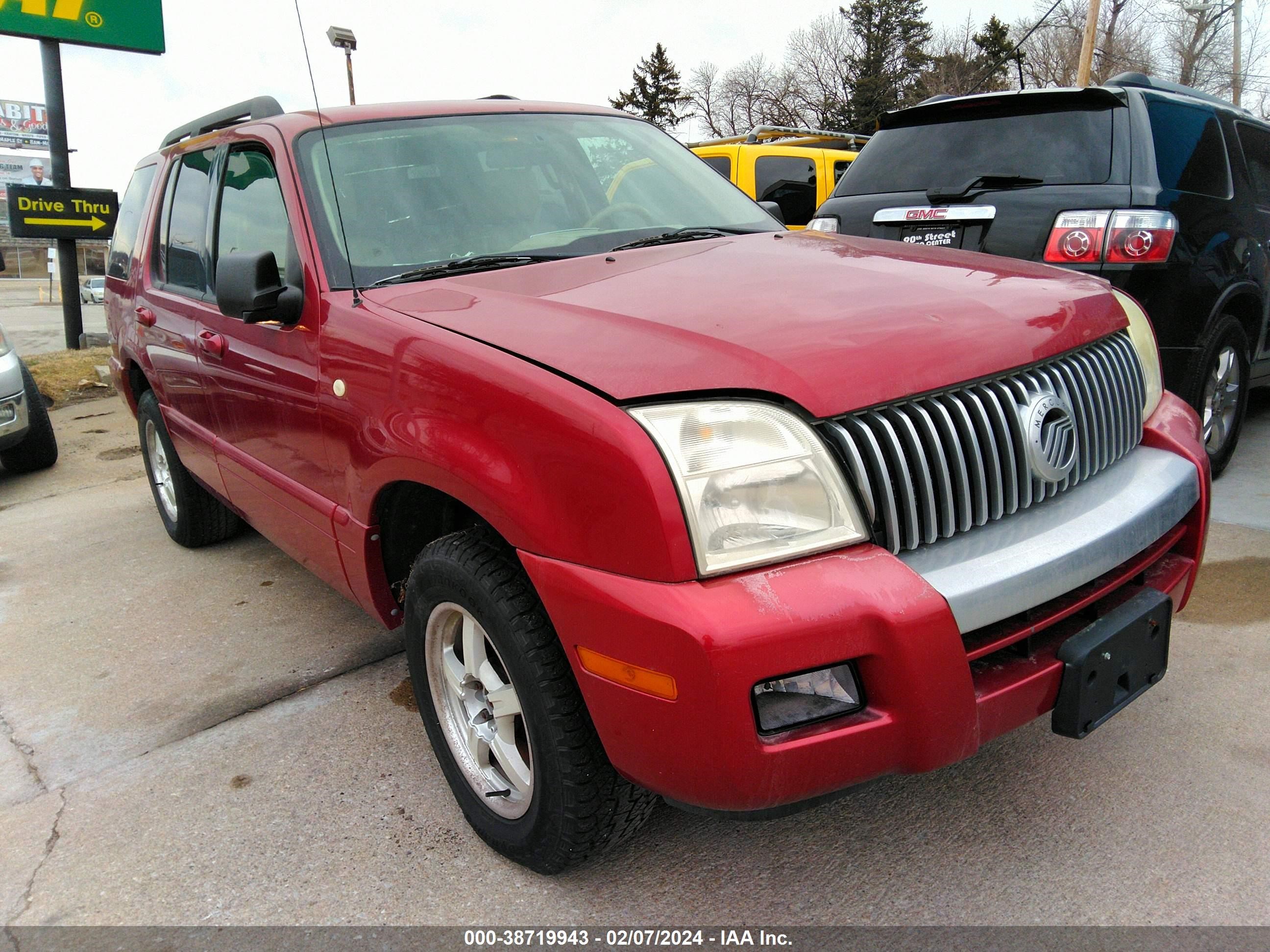 mercury mountaineer 2006 4m2eu46e36uj06846