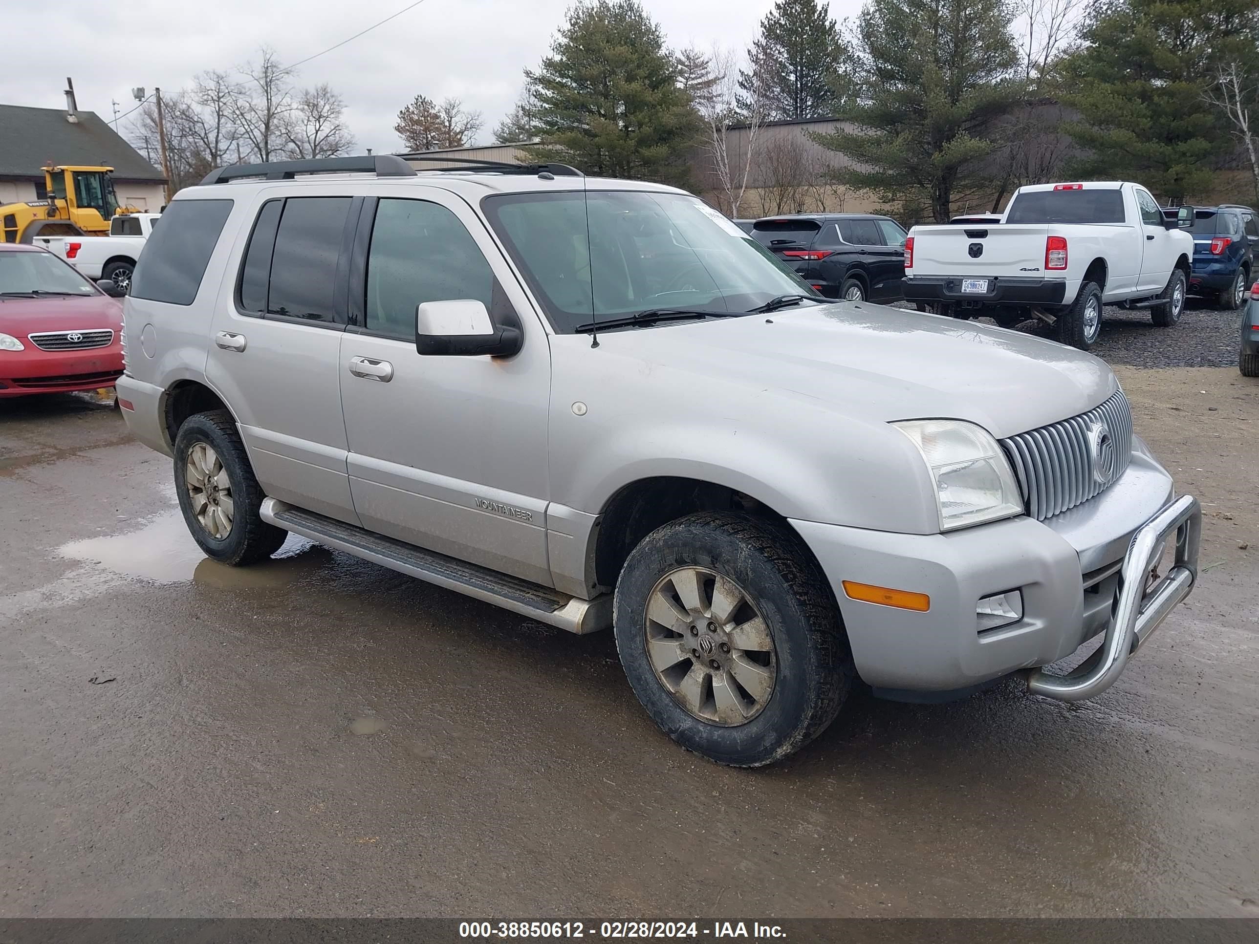 mercury mountaineer 2008 4m2eu47e78uj00257