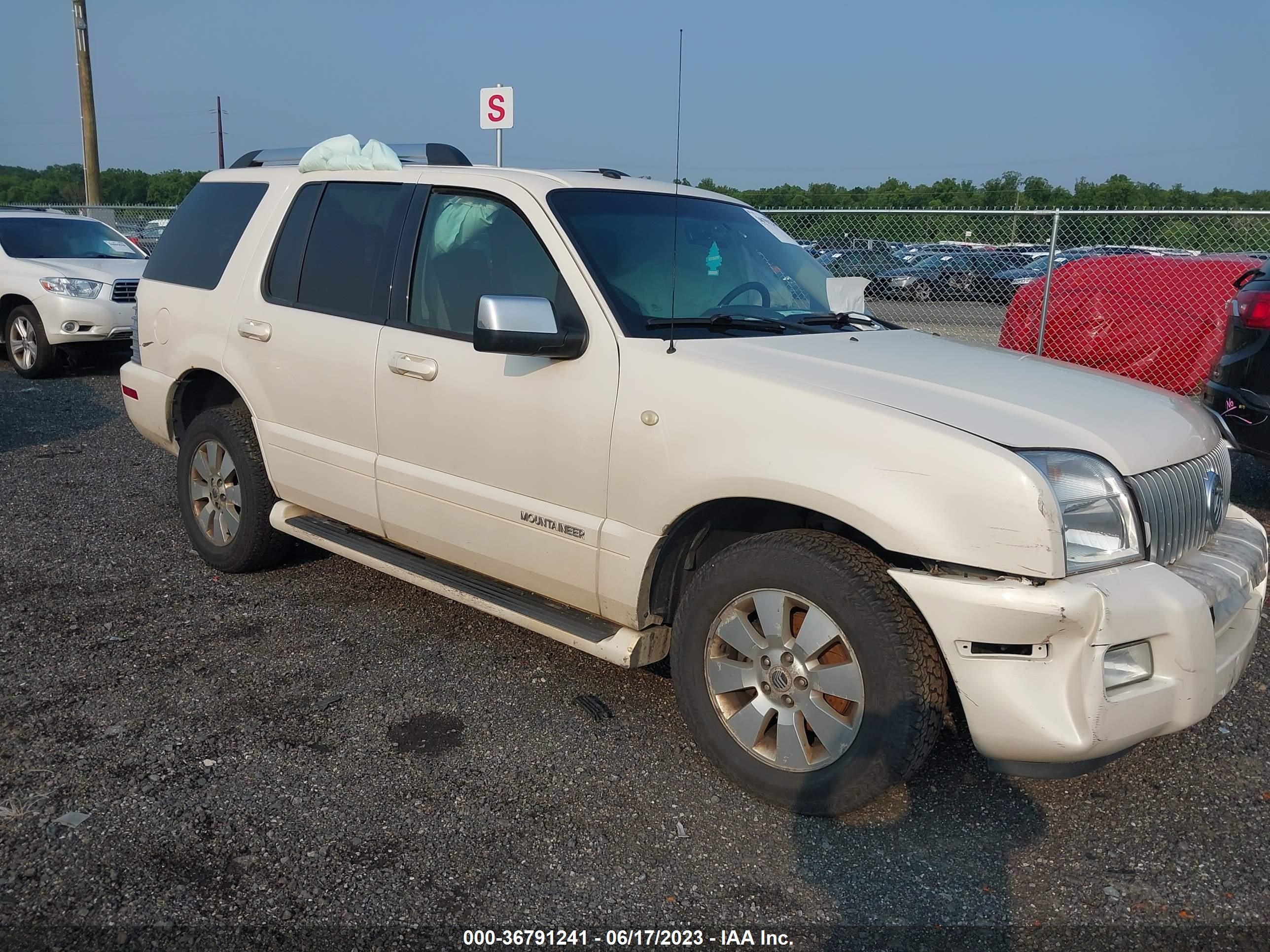 mercury mountaineer 2007 4m2eu48867uj11256