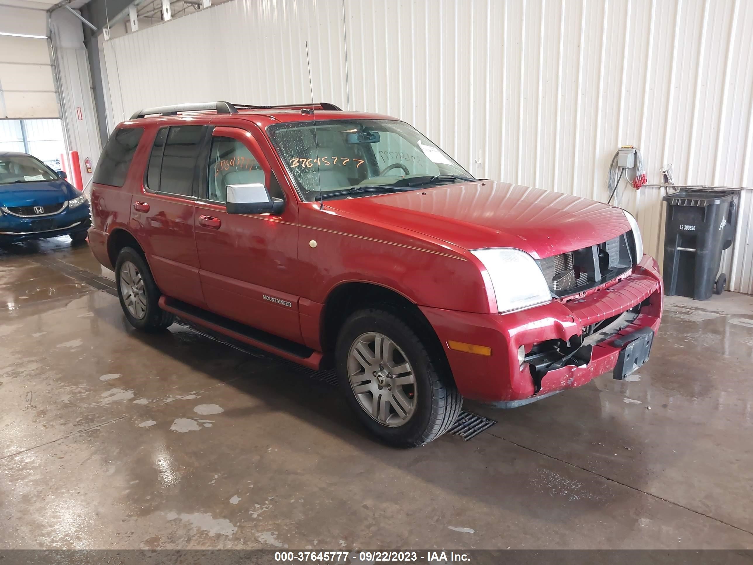 mercury mountaineer 2008 4m2eu488x8uj13769