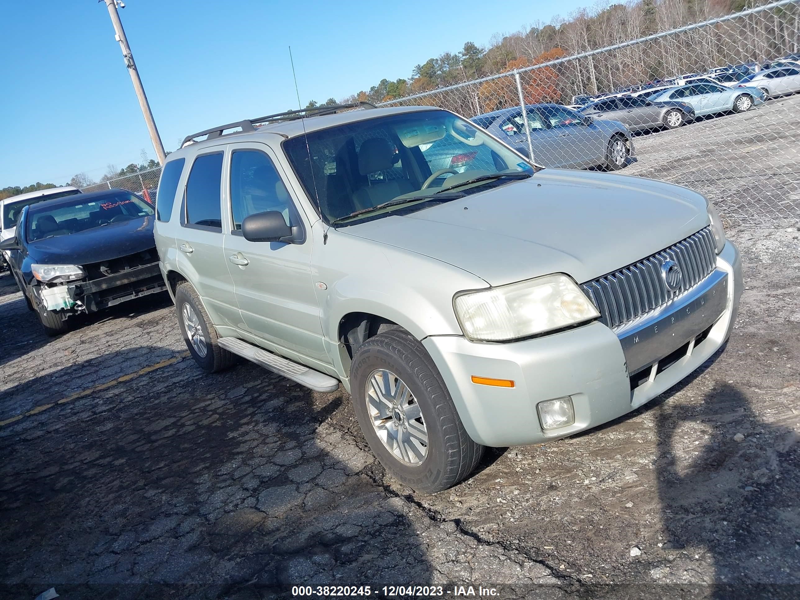 mercury mariner 2005 4m2yu57155dj27453