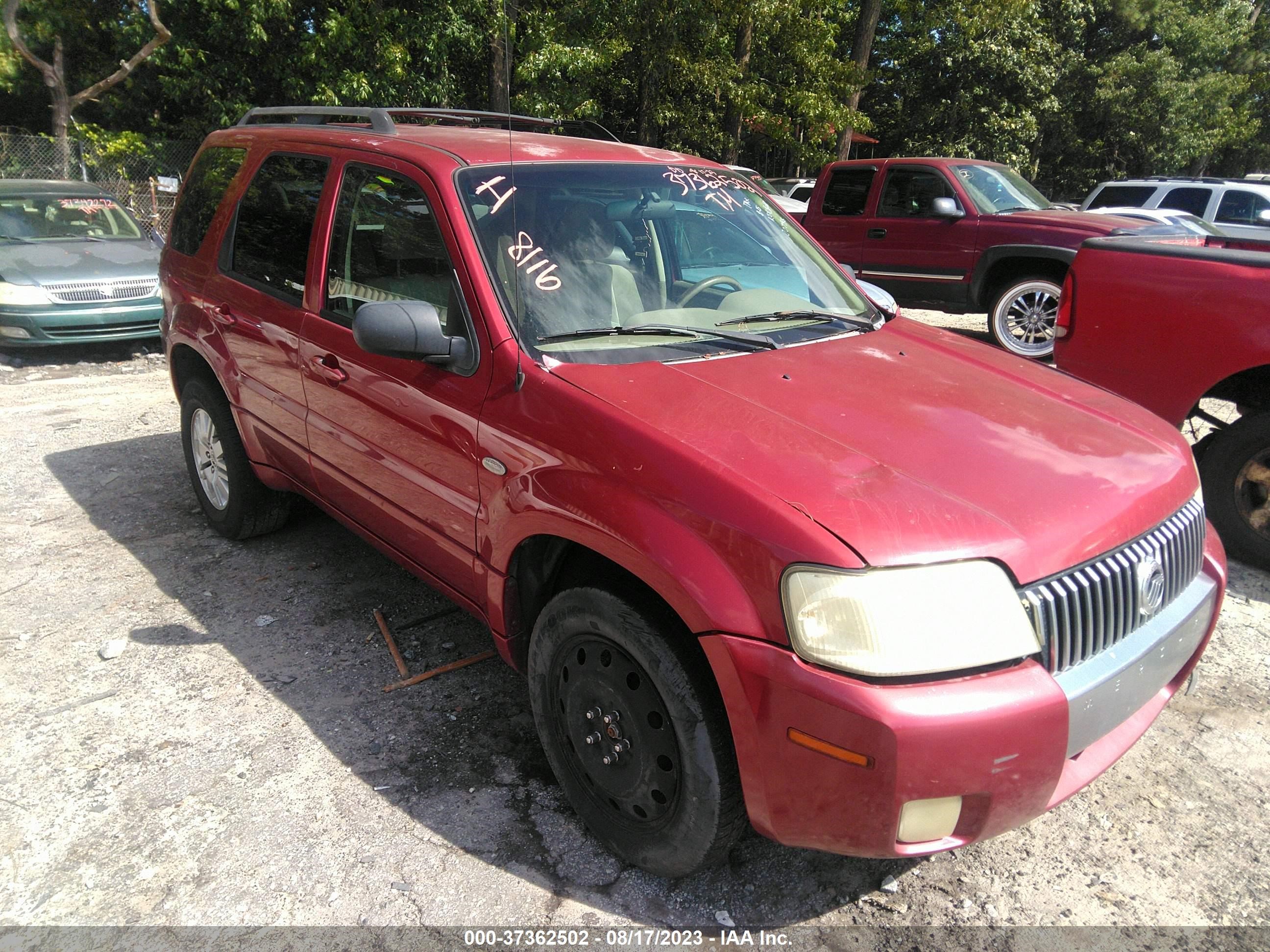 mercury mariner 2007 4m2yu80z57kj07946