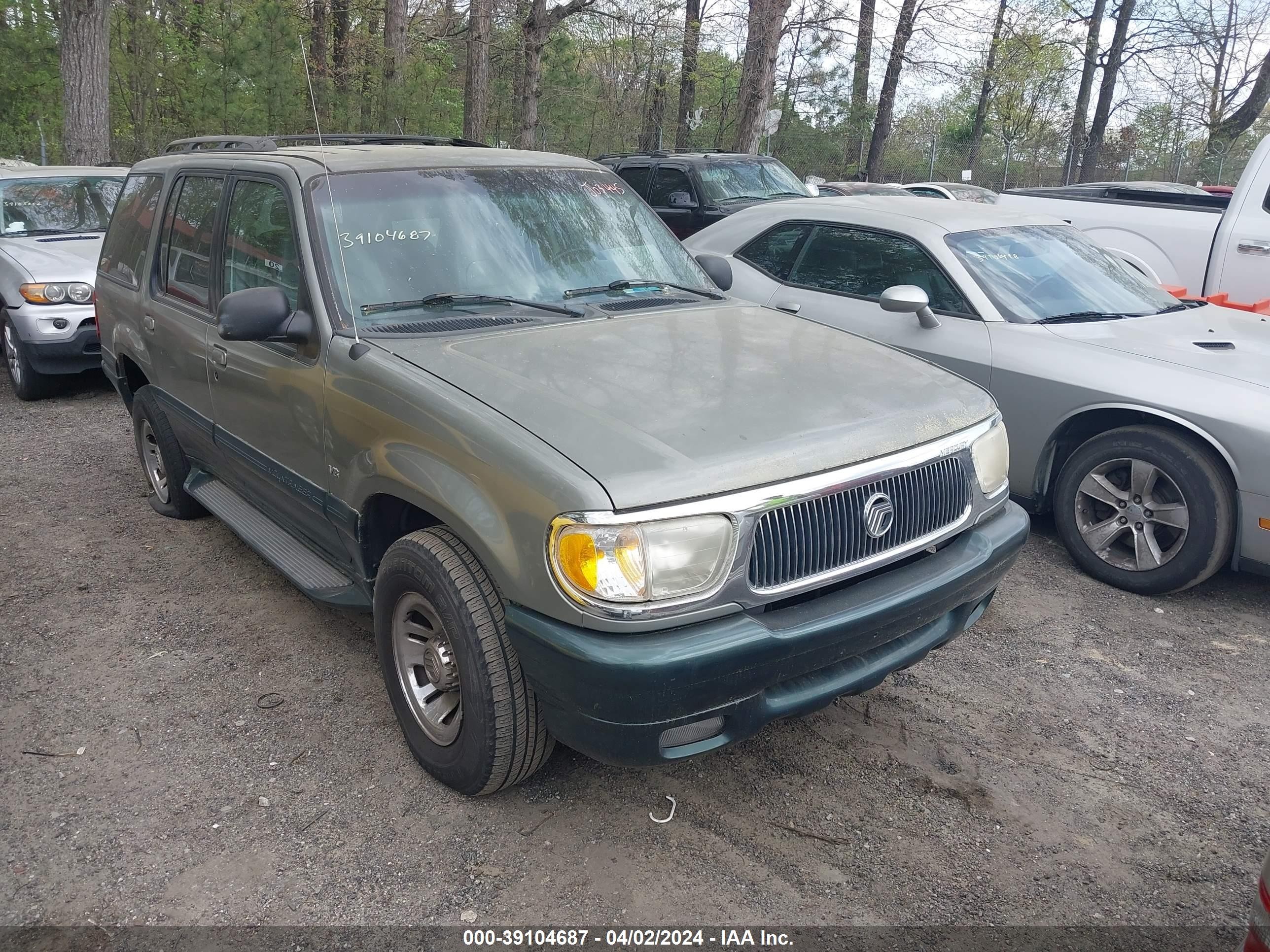 mercury mountaineer 1999 4m2zu52p3xuj03445