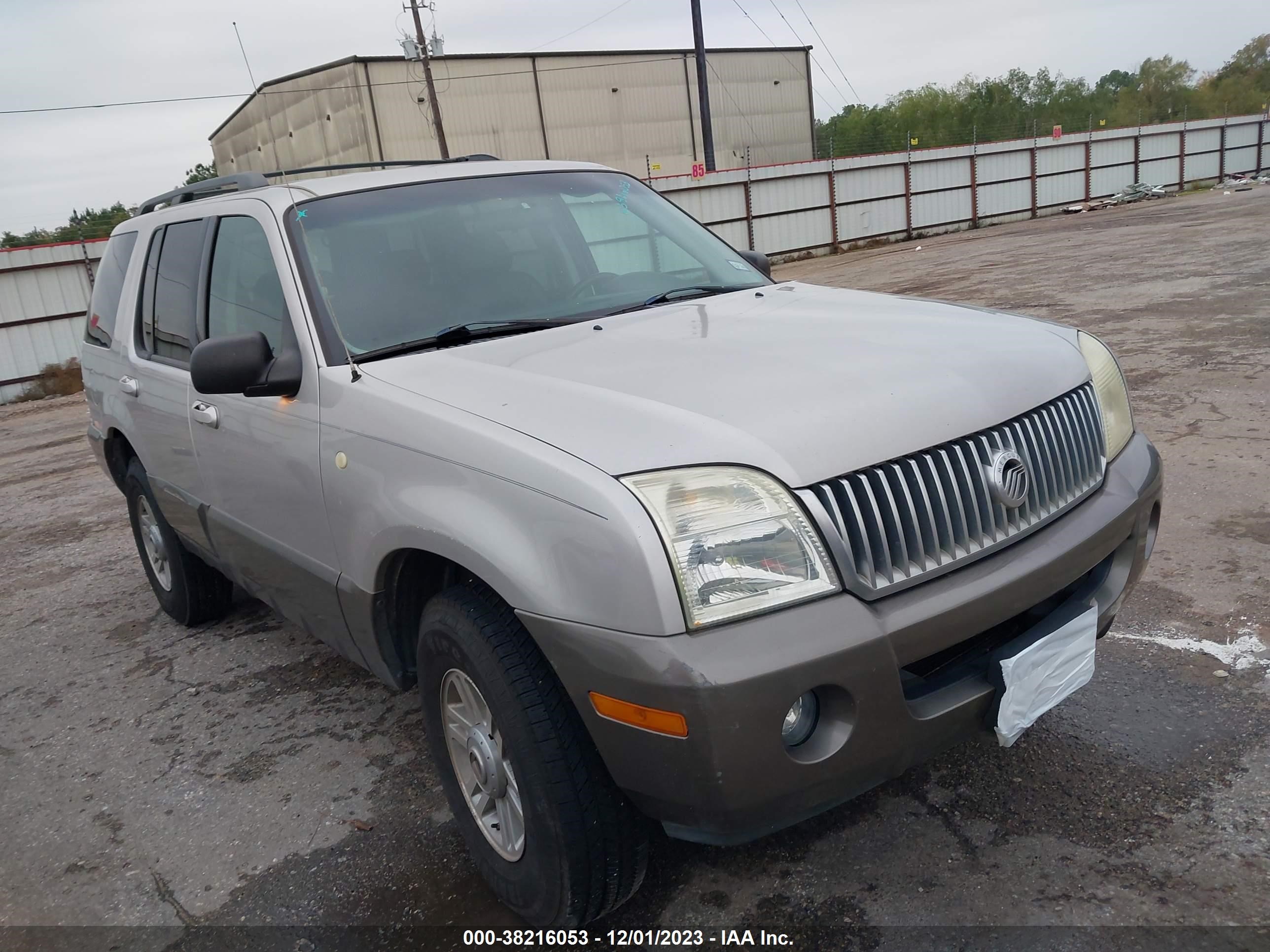 mercury mountaineer 2004 4m2zu66k24uj19068