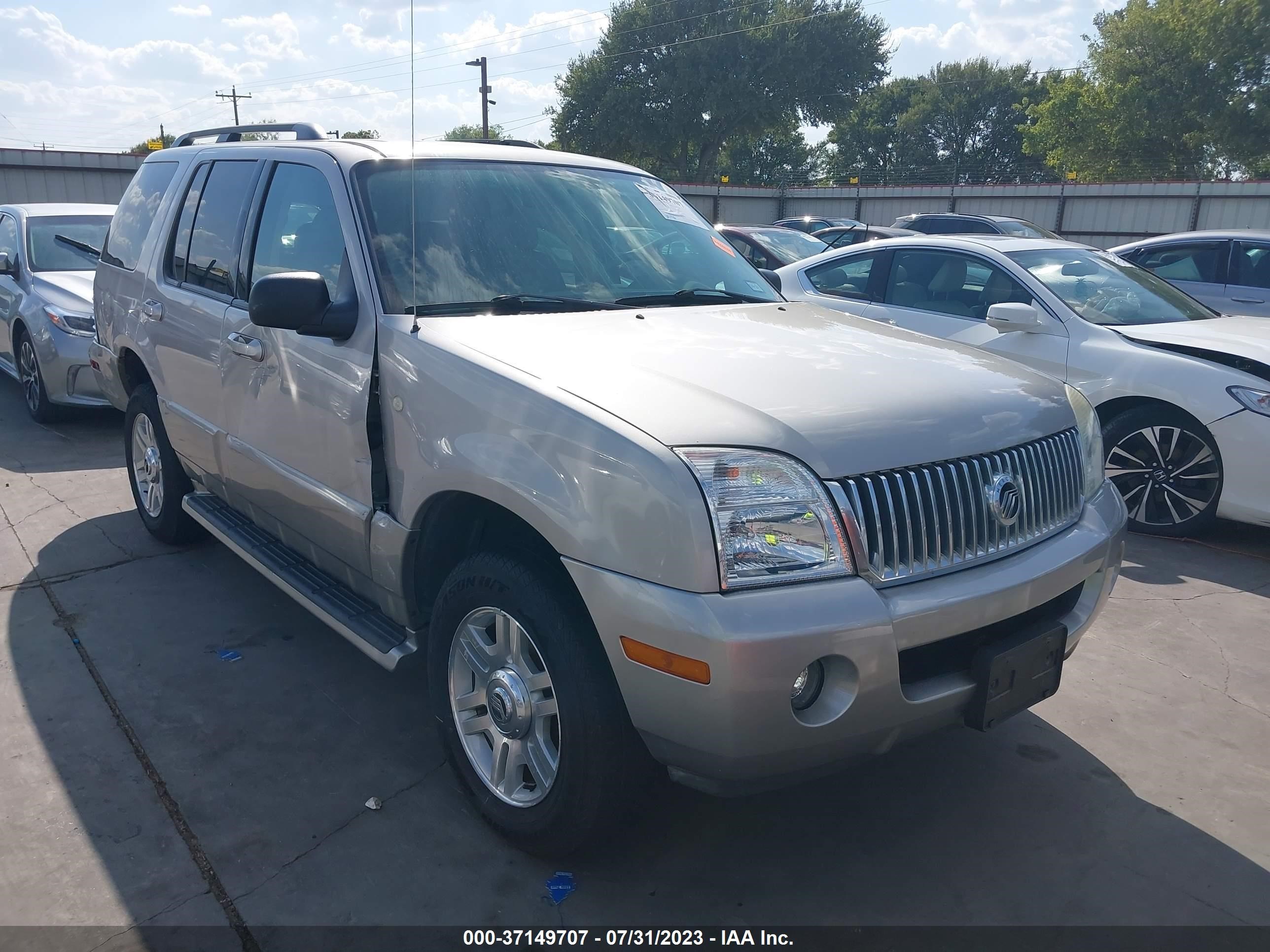 mercury mountaineer 2003 4m2zu66w63zj22821