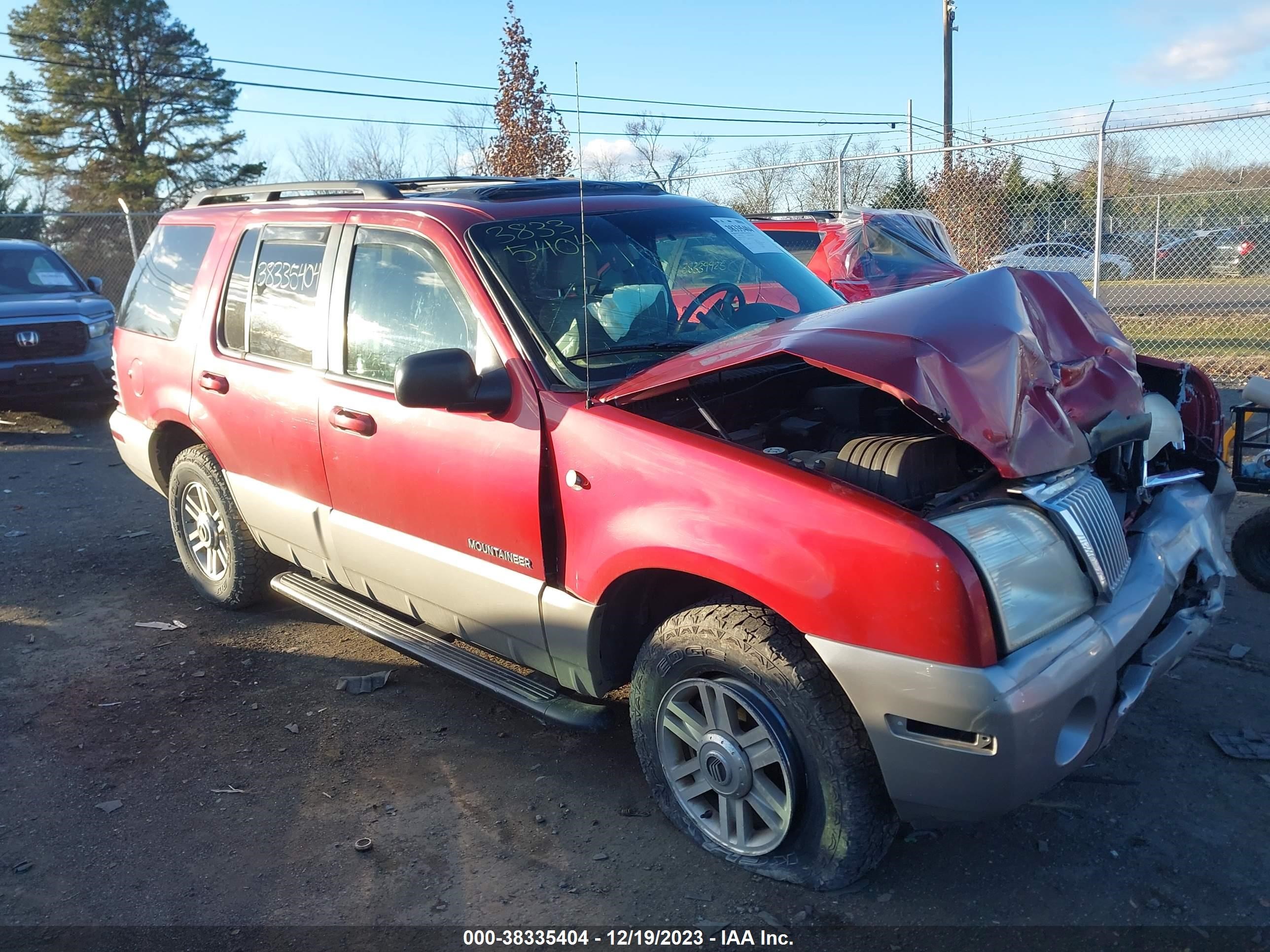 mercury mountaineer 2002 4m2zu86e52uj02896