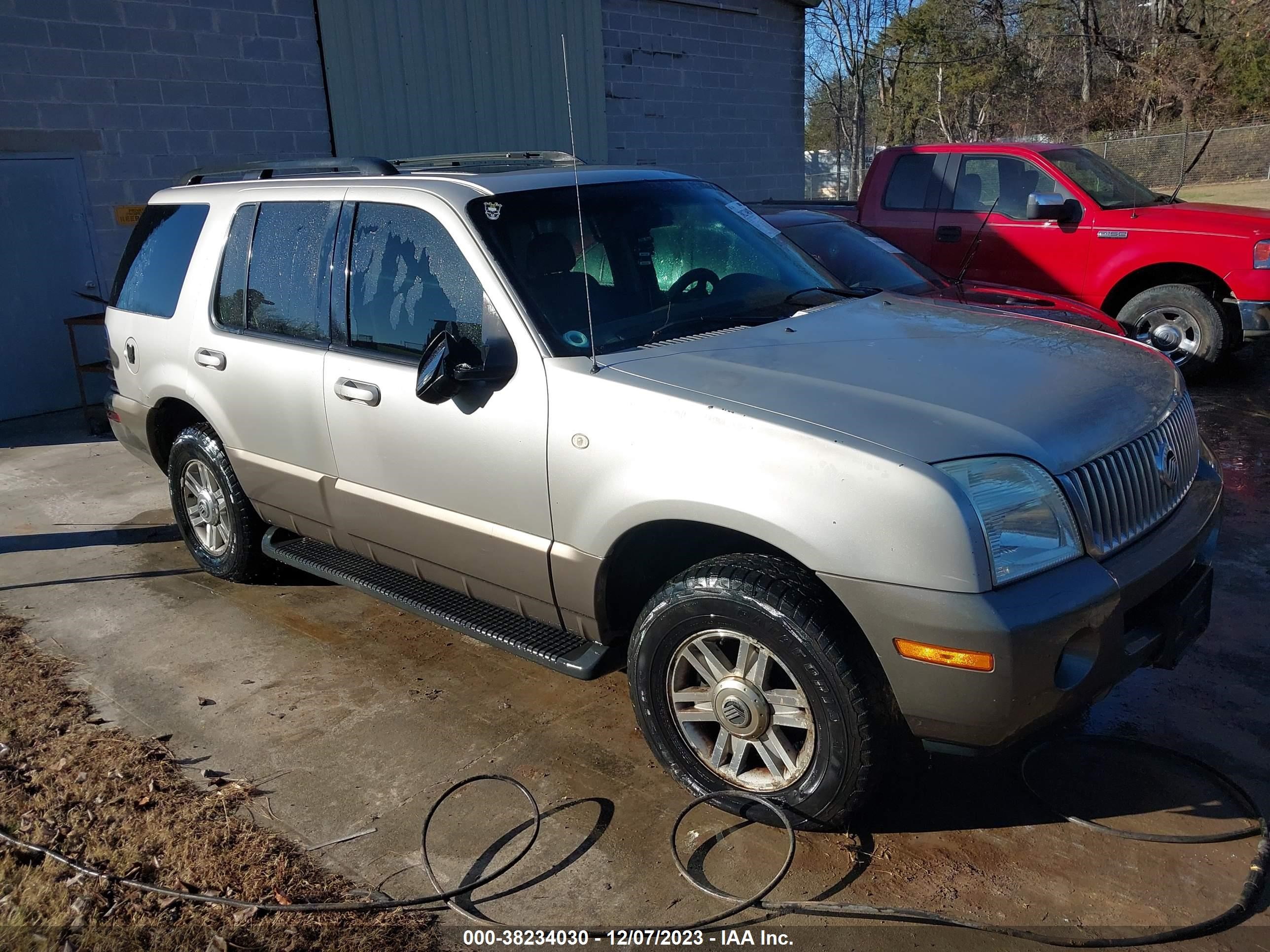 mercury mountaineer 2003 4m2zu86k13uj15202