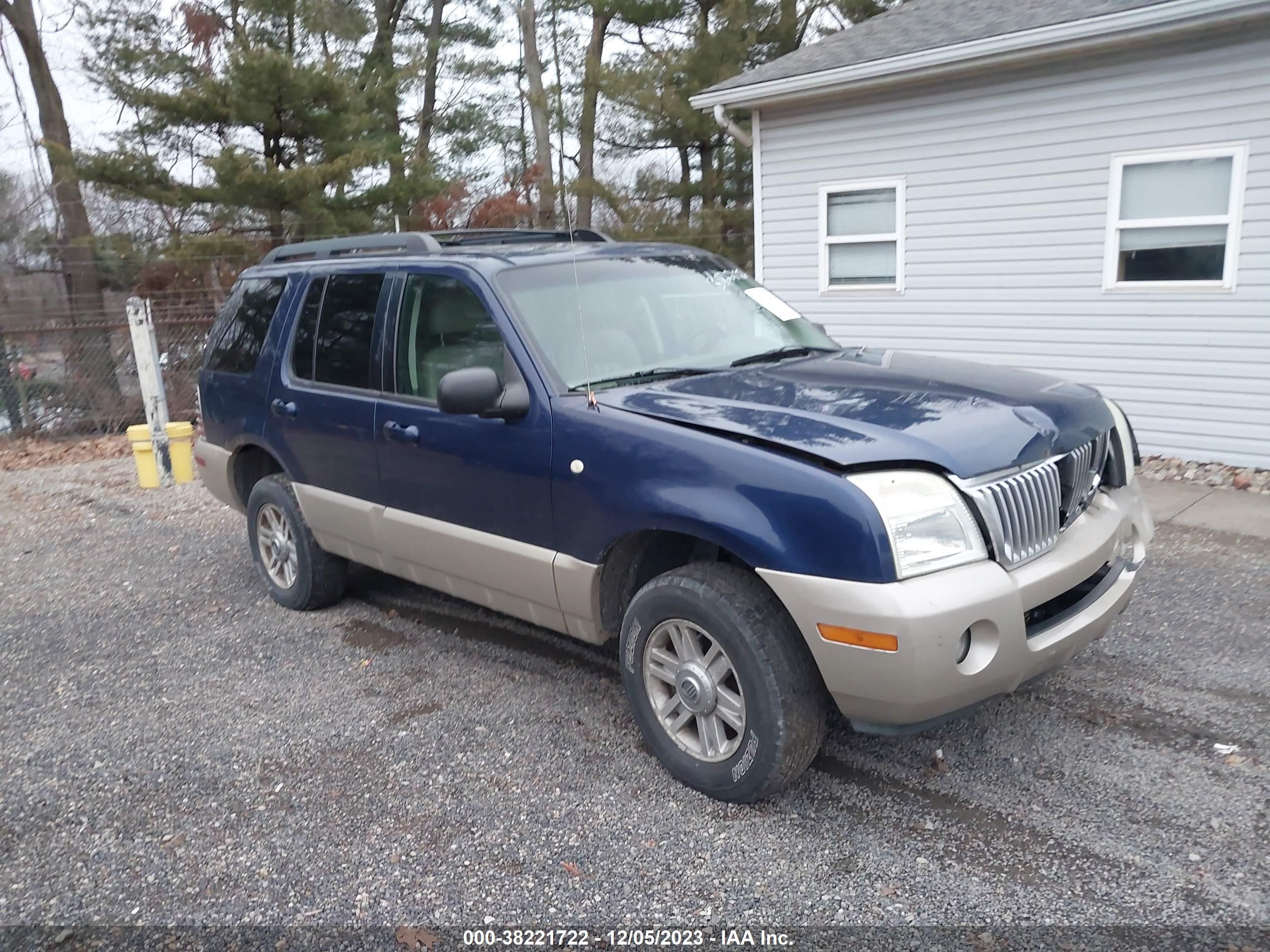 mercury mountaineer 2005 4m2zu86k15uj05496