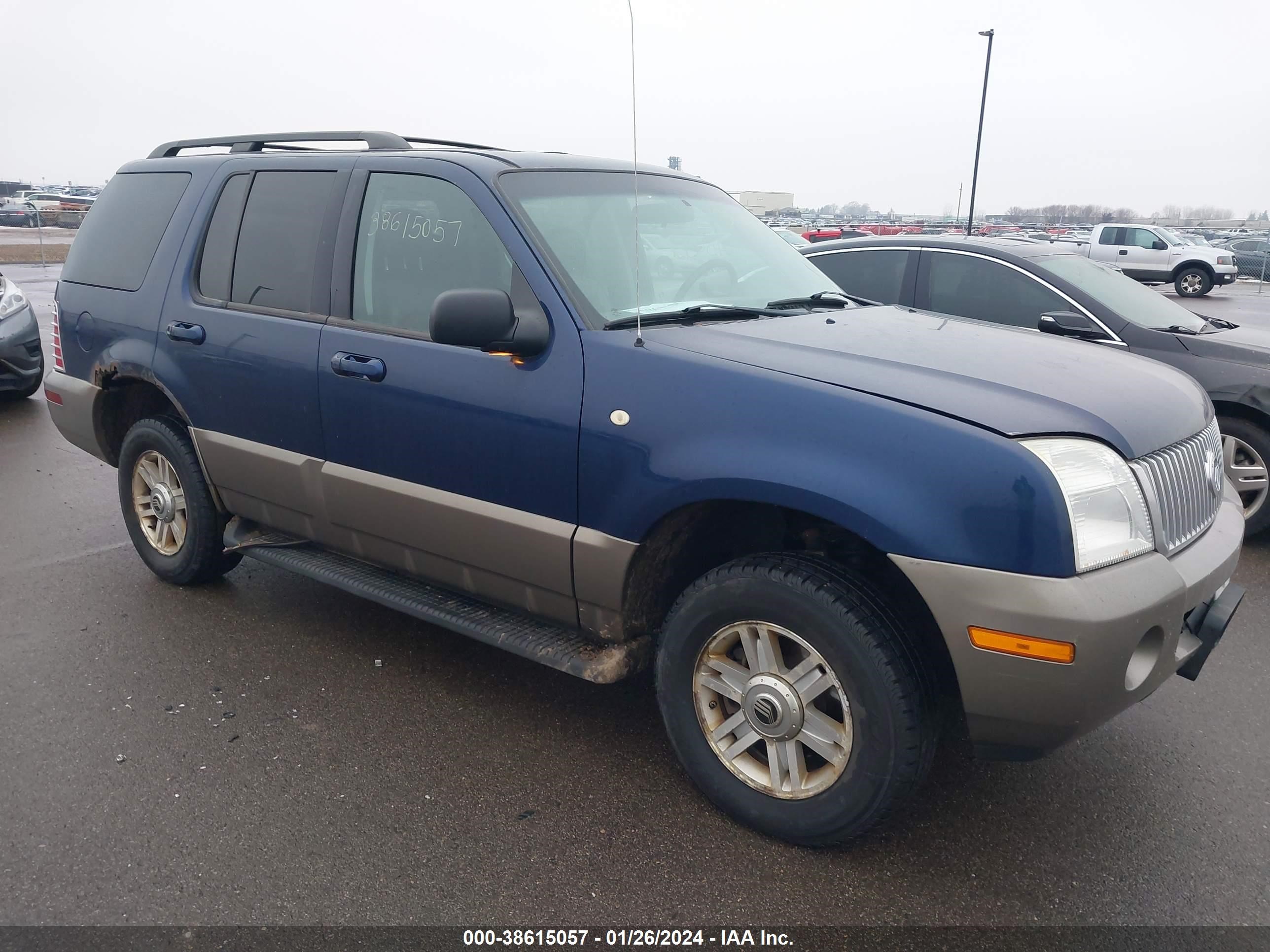 mercury mountaineer 2004 4m2zu86k34uj14845