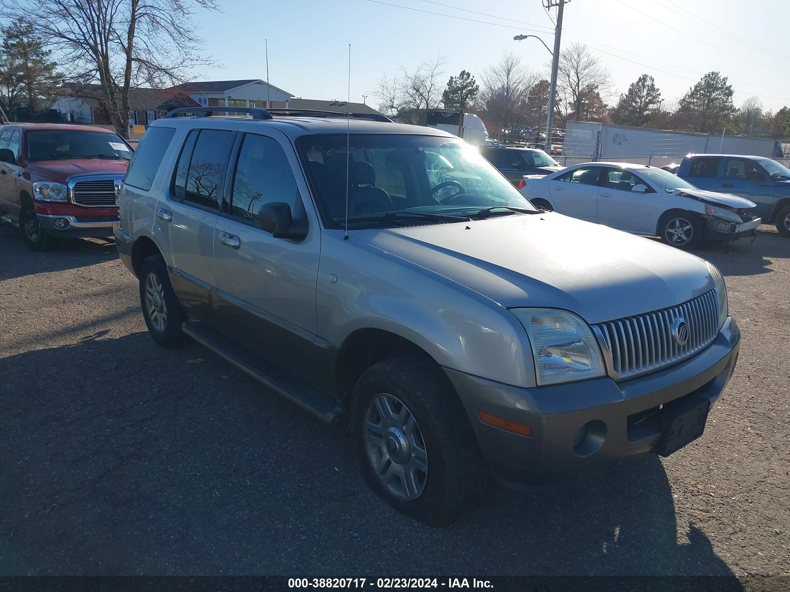 mercury mountaineer 2004 4m2zu86kx4zj42497