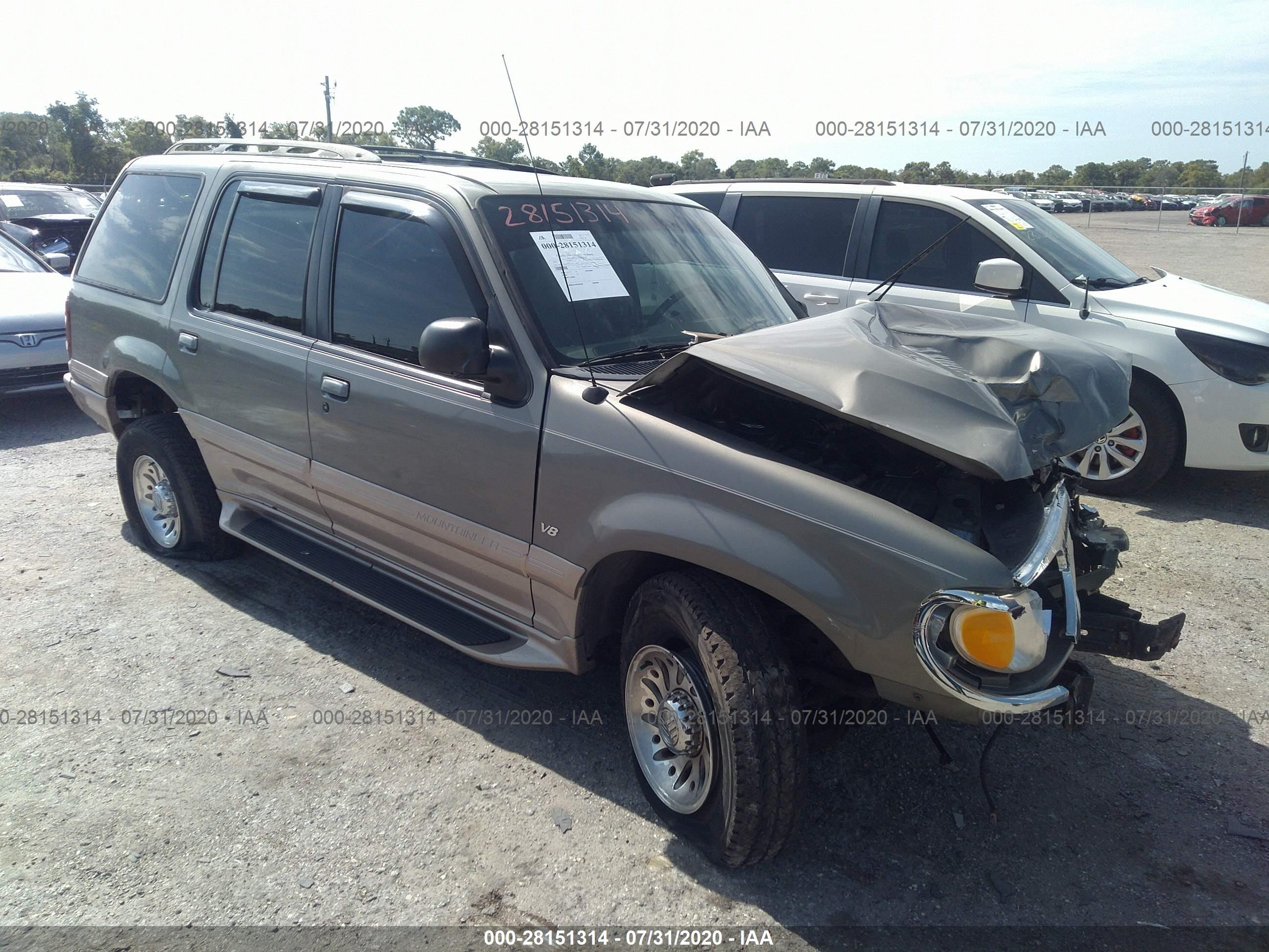 mercury mountaineer 2001 4m2zu86p31uj03416