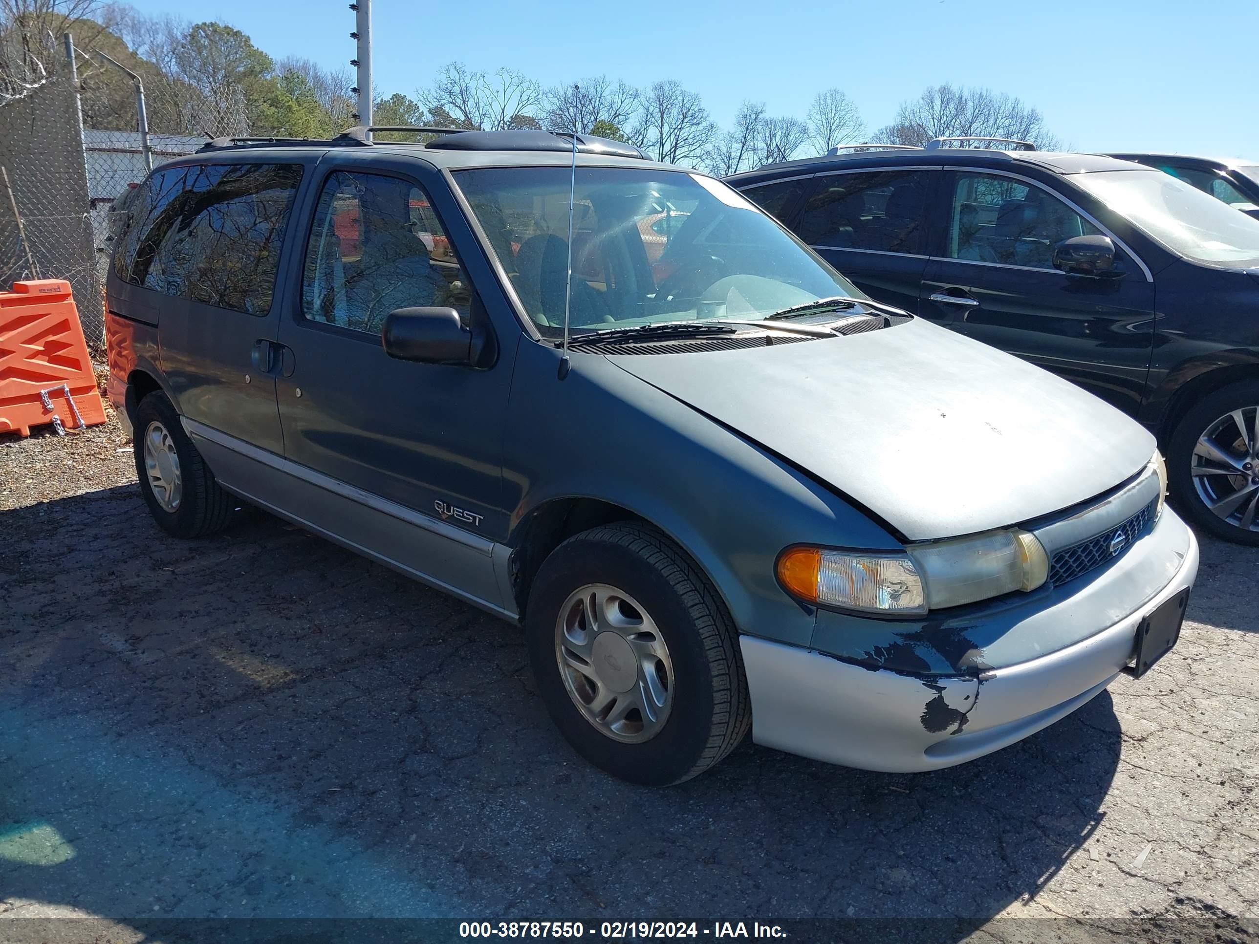 nissan quest 1997 4n2dn1116vd818989