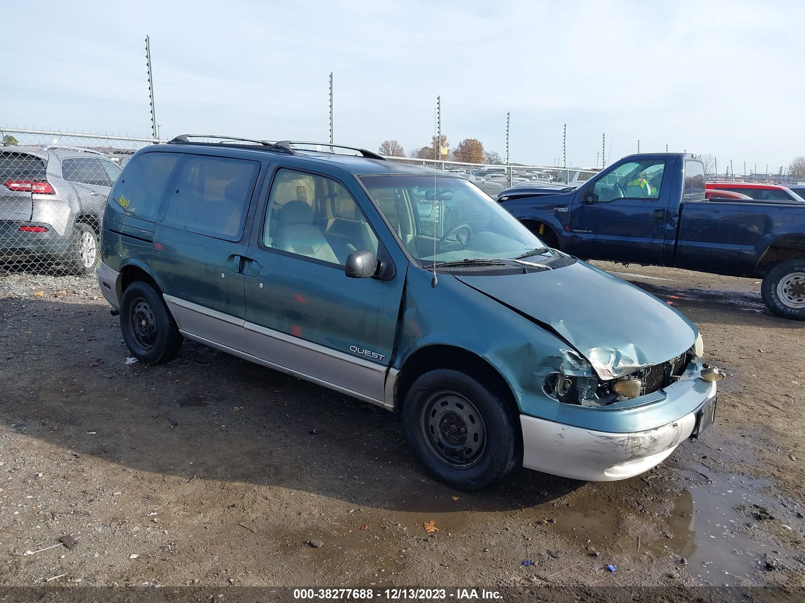 nissan quest 1996 4n2dn11w9td813777