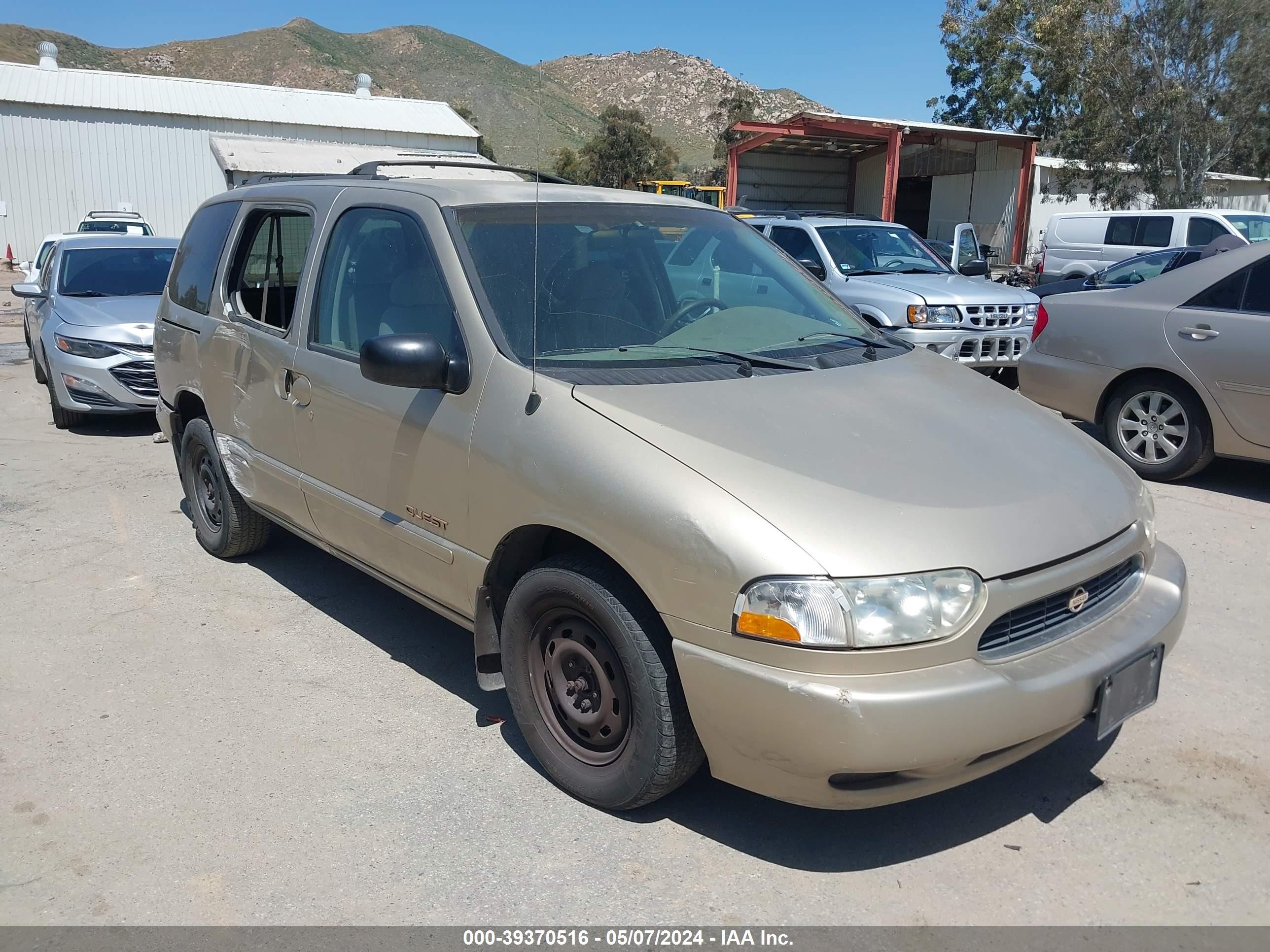 nissan quest 1999 4n2xn11t3xd816571