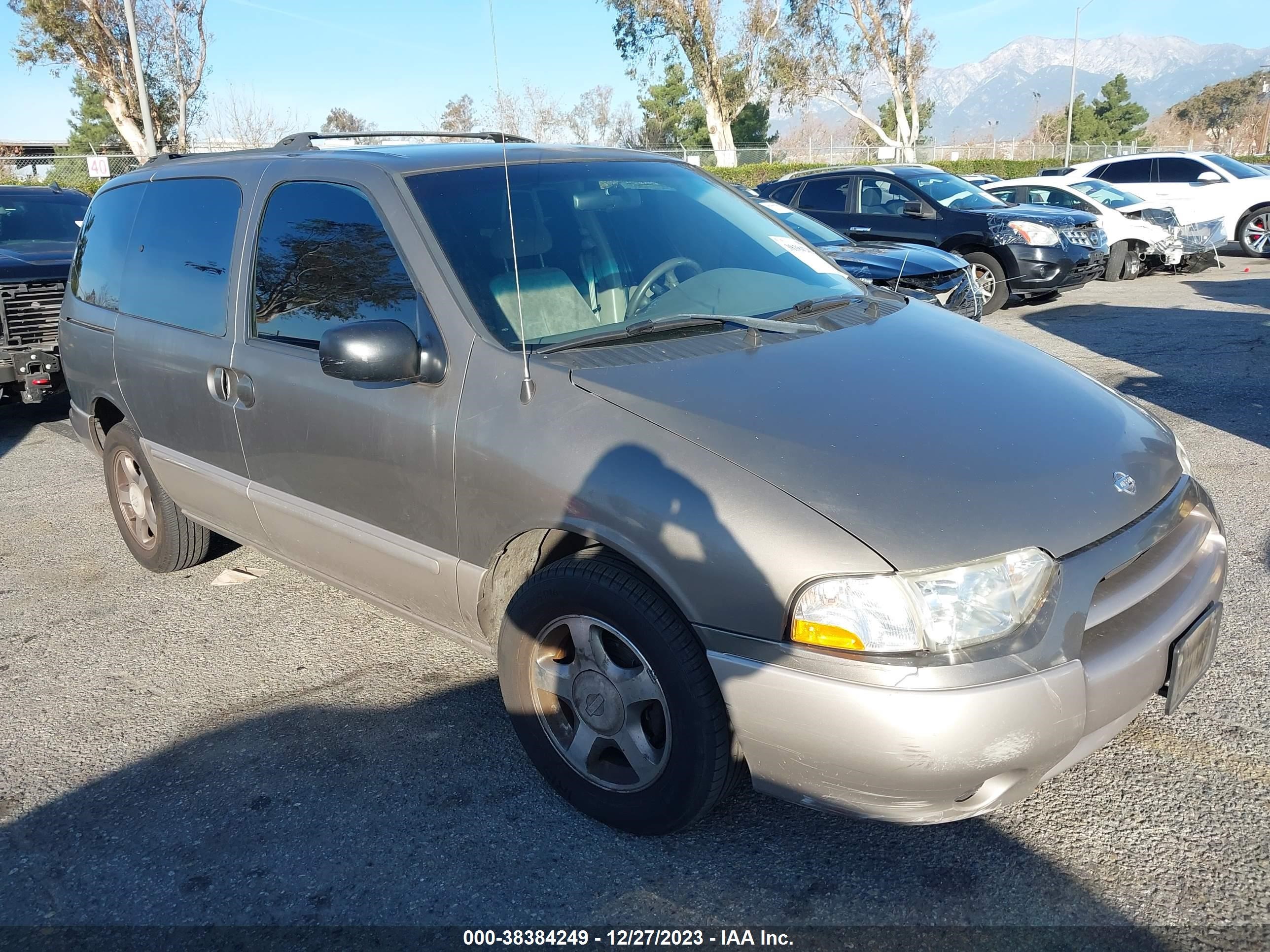 nissan quest 2001 4n2zn15t21d813249