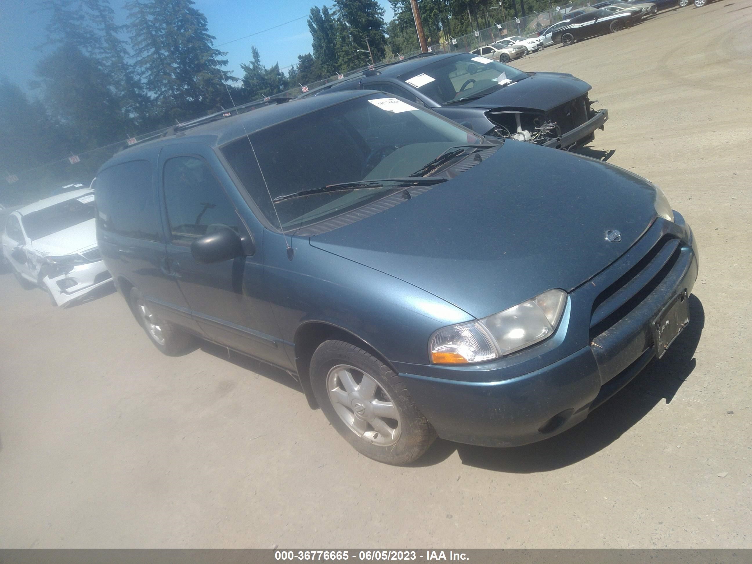 nissan quest 2001 4n2zn16t21d812715