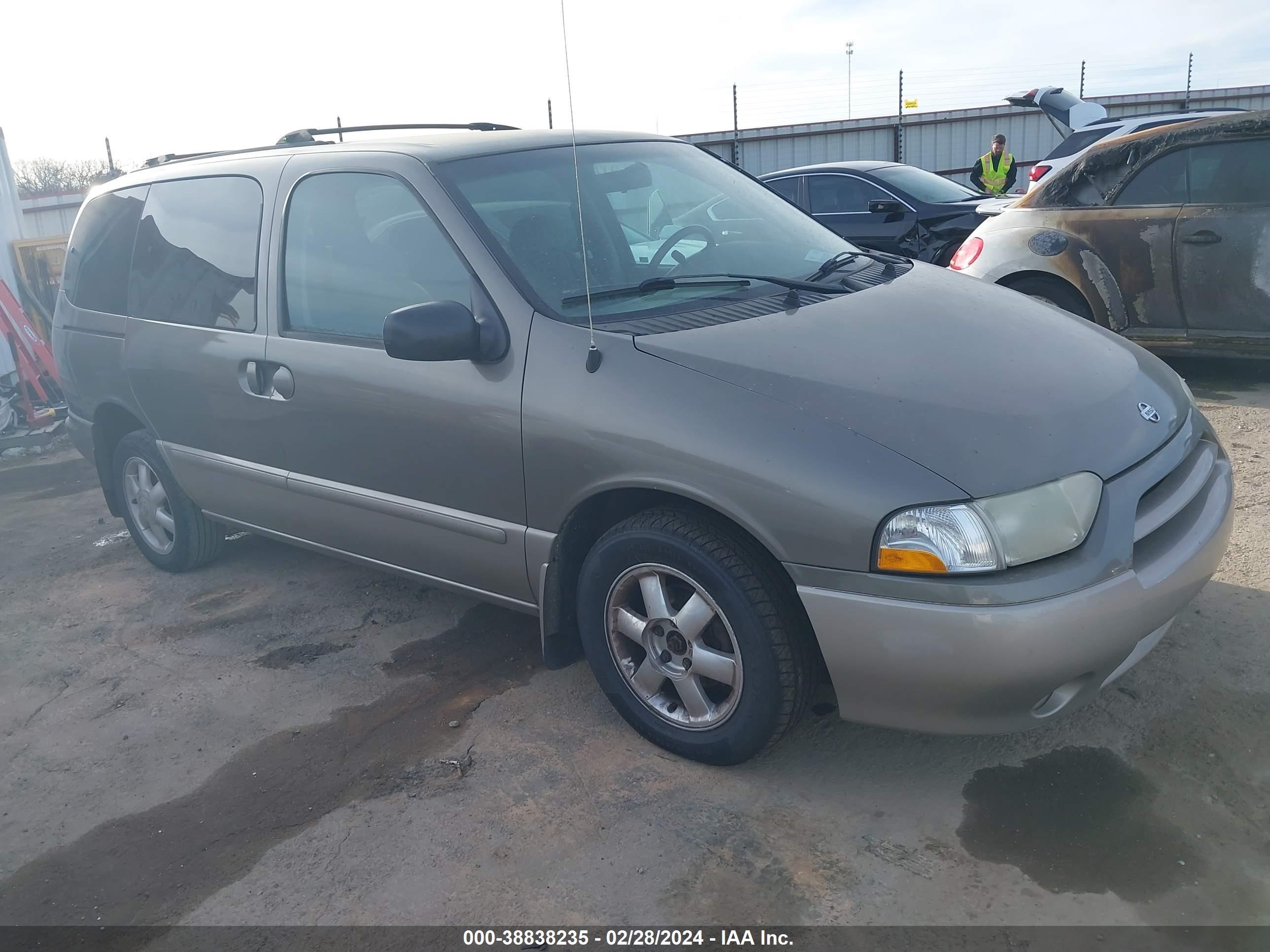 nissan quest 2001 4n2zn16t31d808124