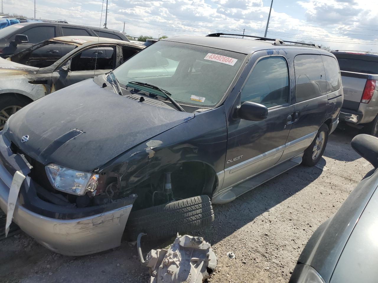 nissan quest 2001 4n2zn16t91d825073