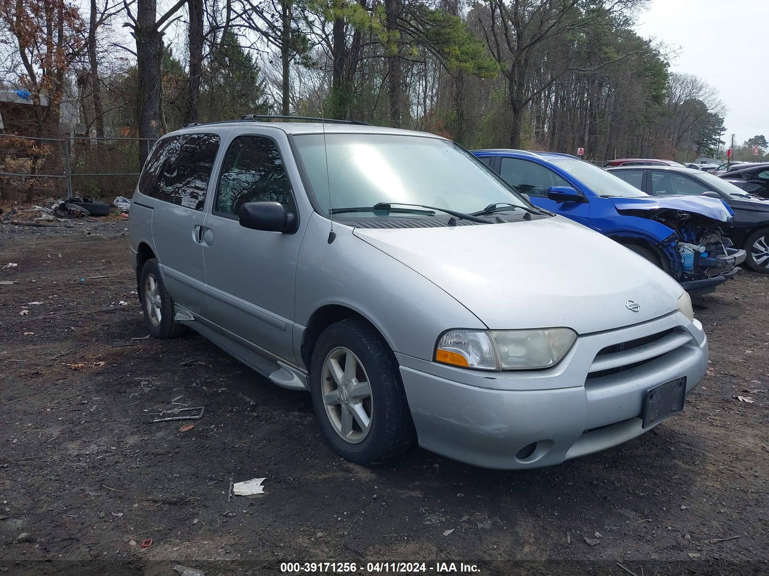 nissan quest 2001 4n2zn17t61d809718