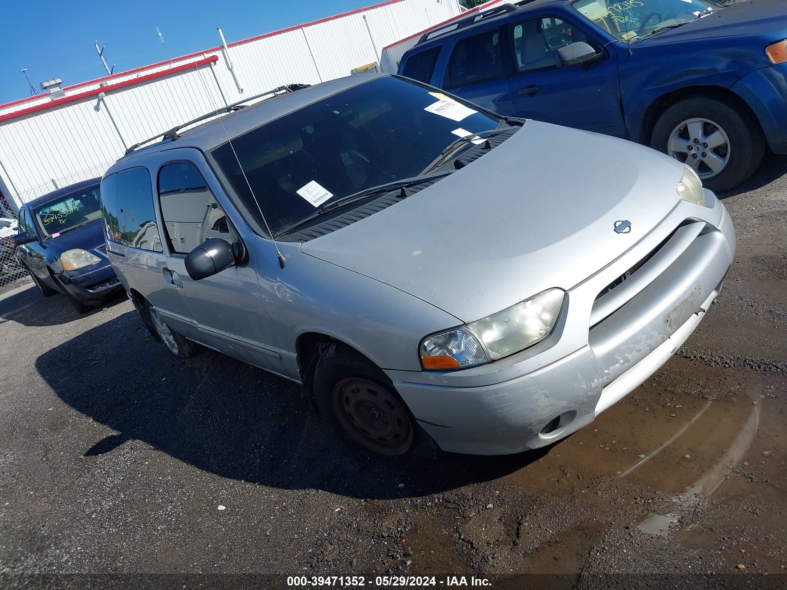 nissan quest 2001 4n2zn17t71d829931