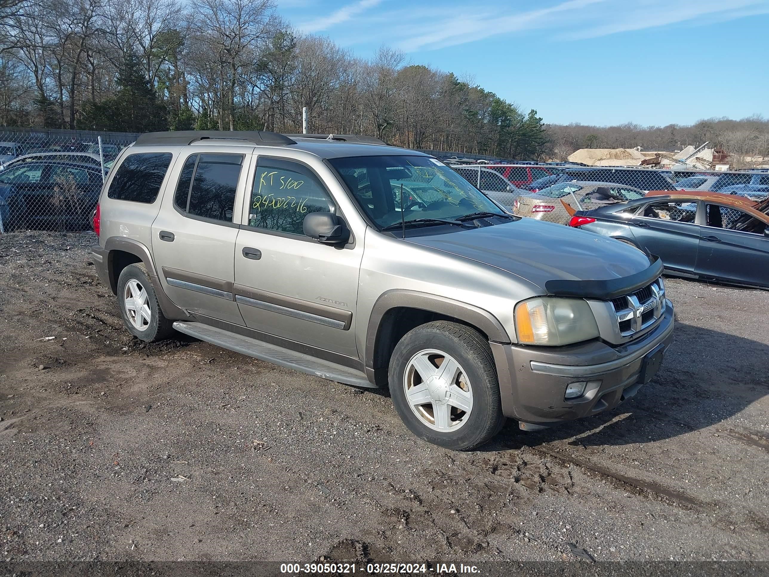 isuzu ascender 2003 4nuet16s336100336