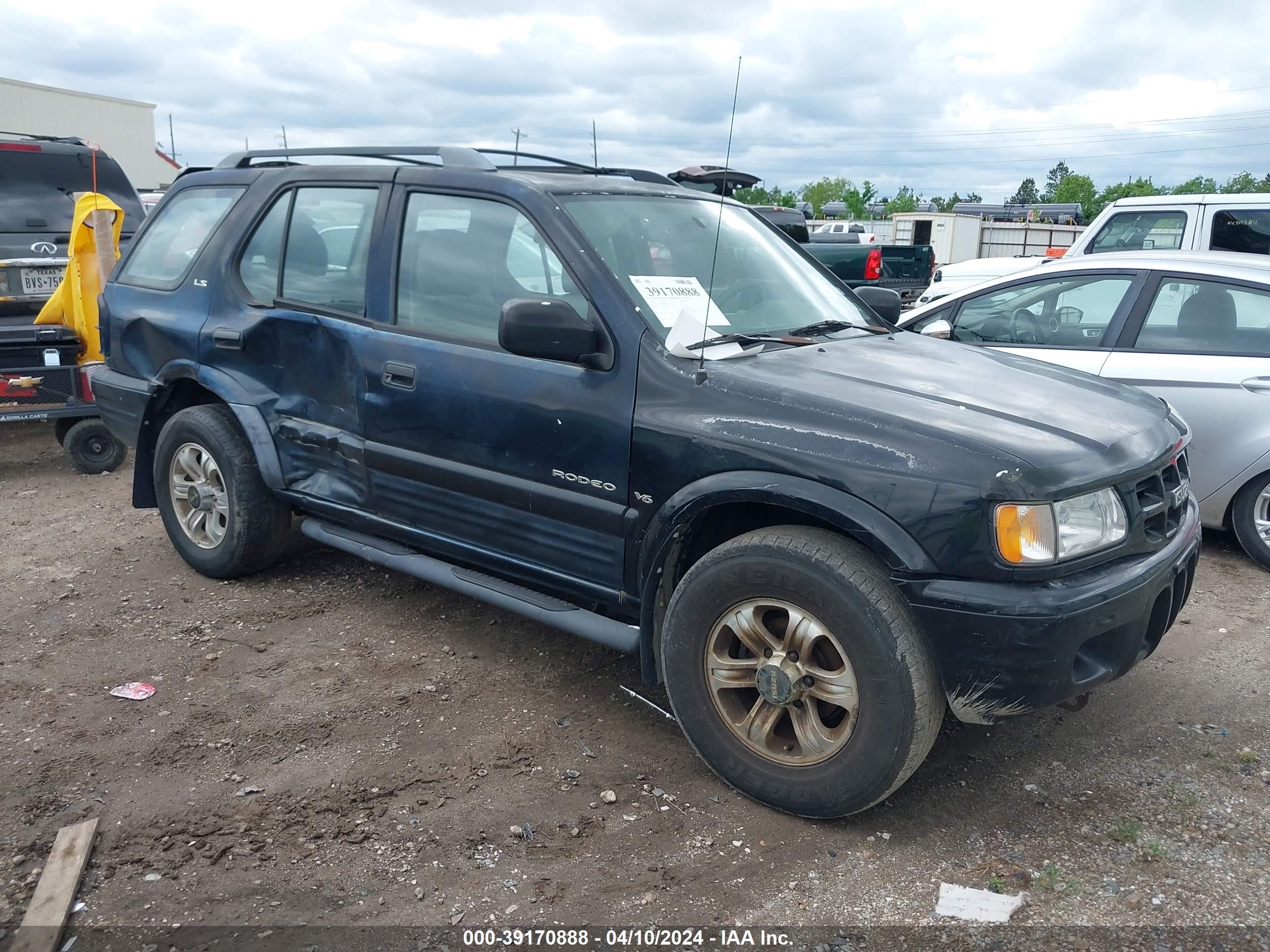 isuzu rodeo 2000 4s2ck58w0y4323793