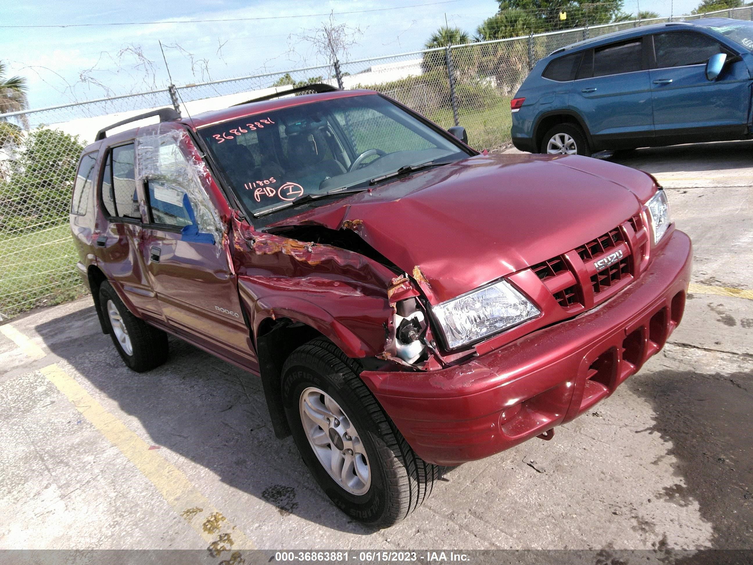 isuzu rodeo 2004 4s2ck58w744316222