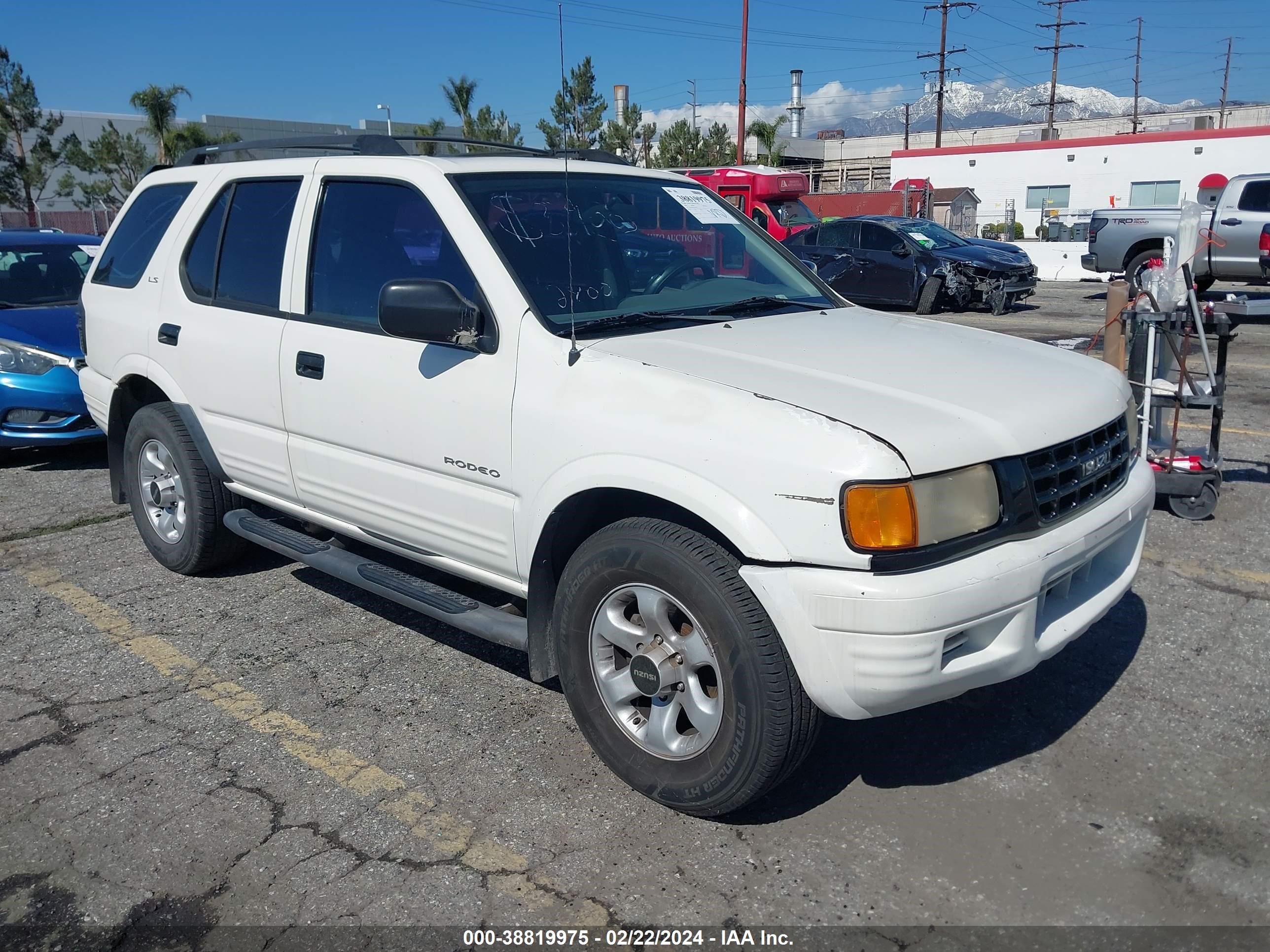 isuzu rodeo 1999 4s2ck58w8x4362372