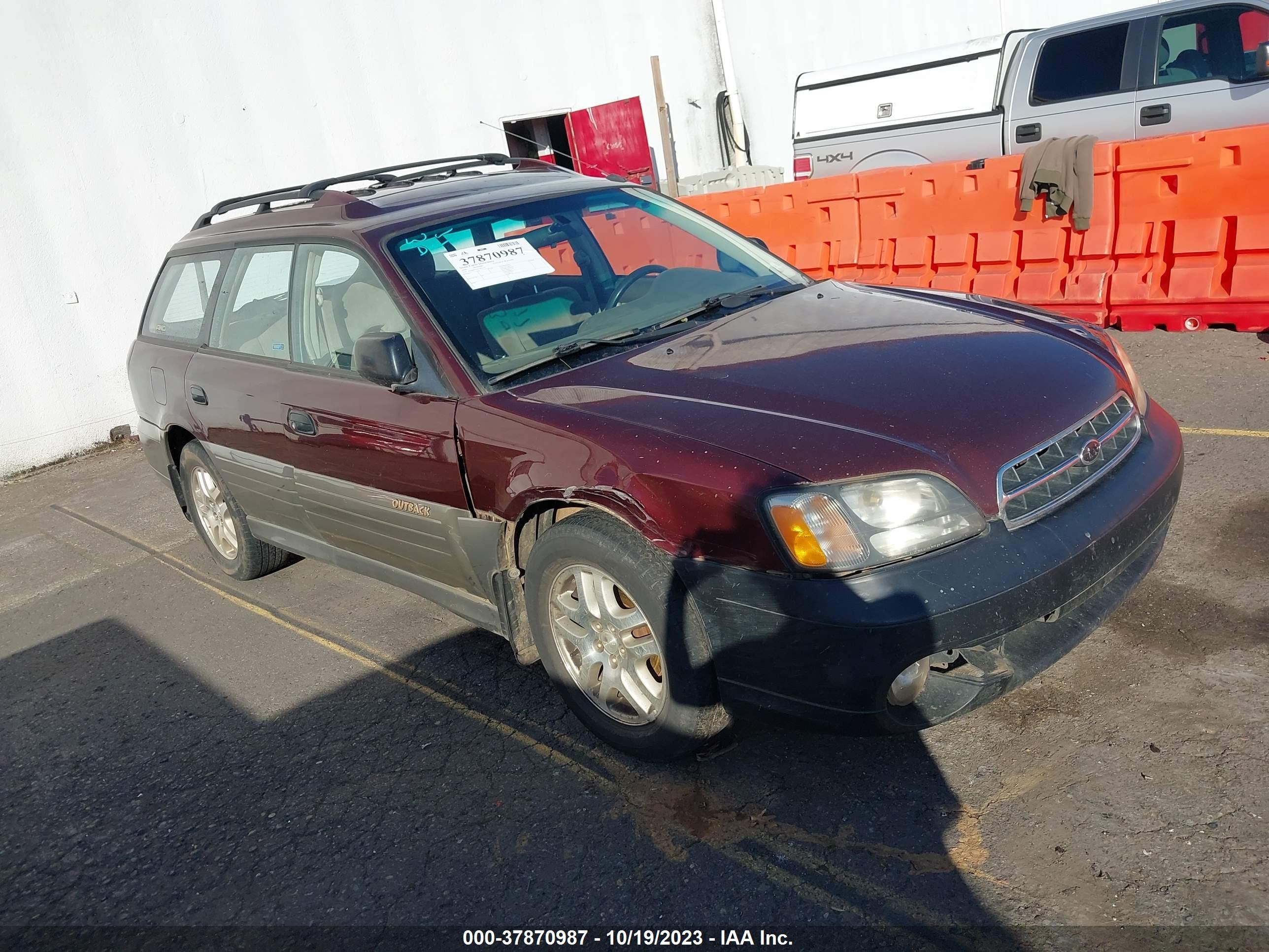 subaru outback 2000 4s3bh6651y7603310