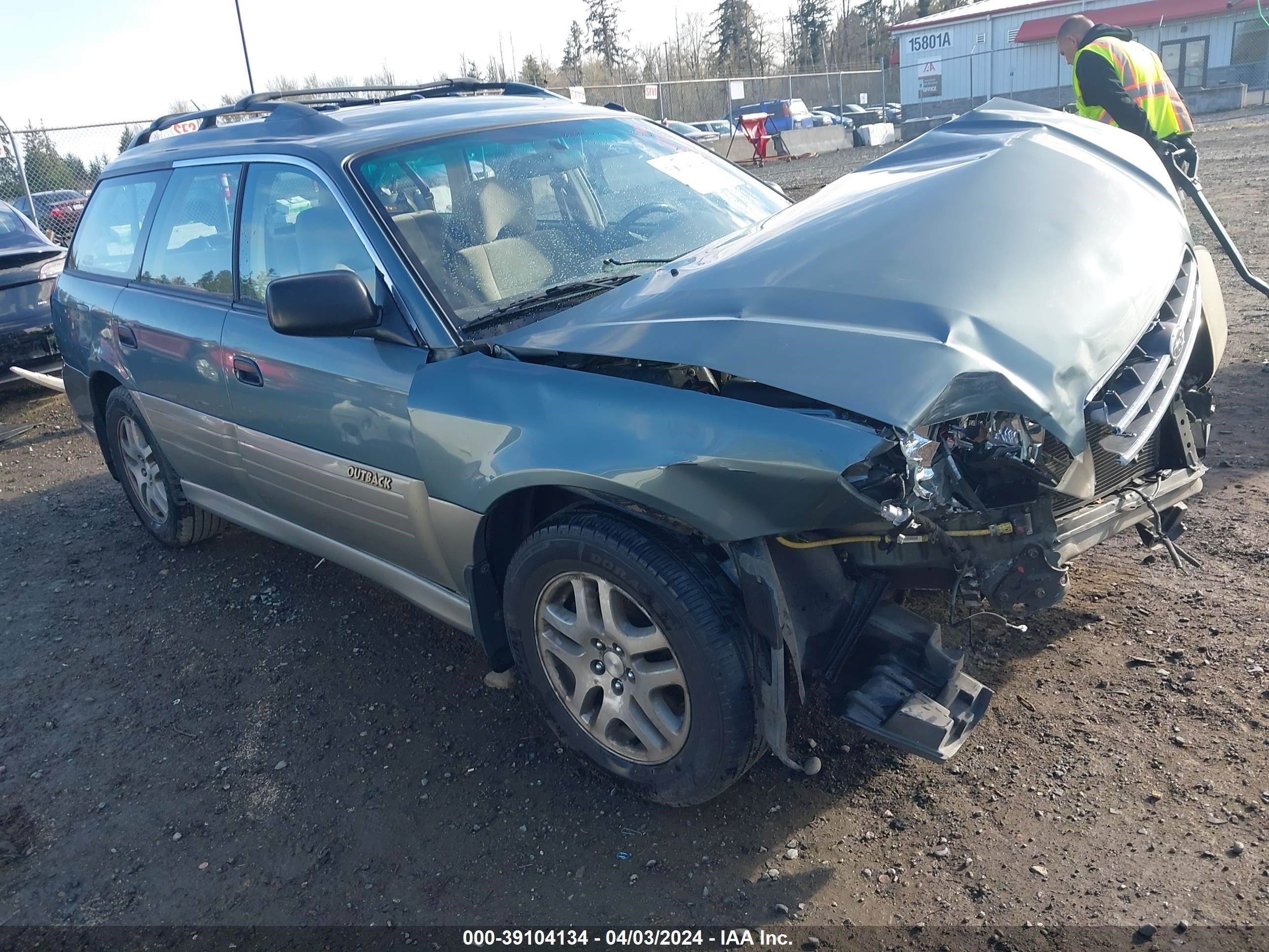 subaru outback 2001 4s3bh665317612287