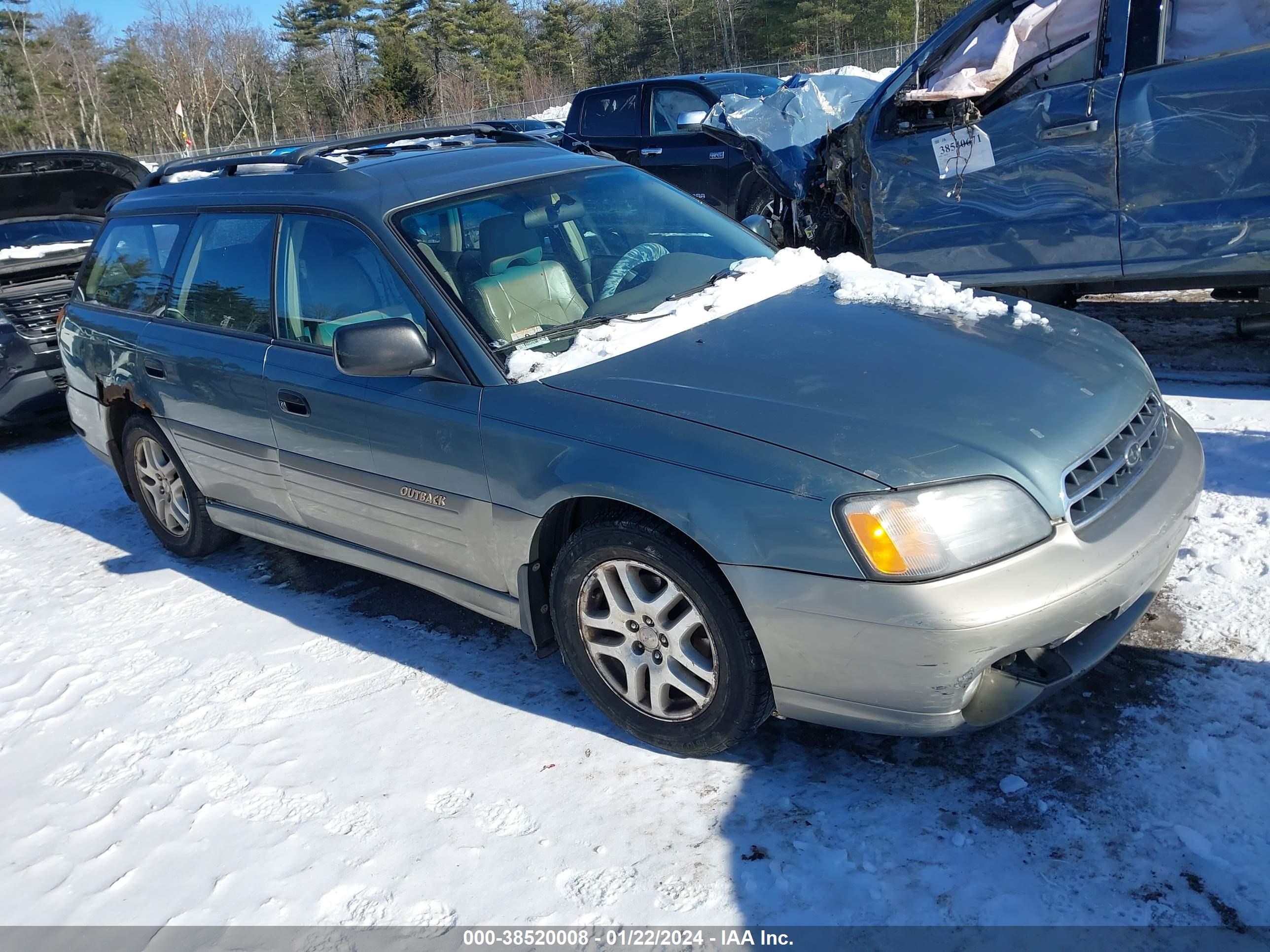 subaru legacy 2001 4s3bh665317624259