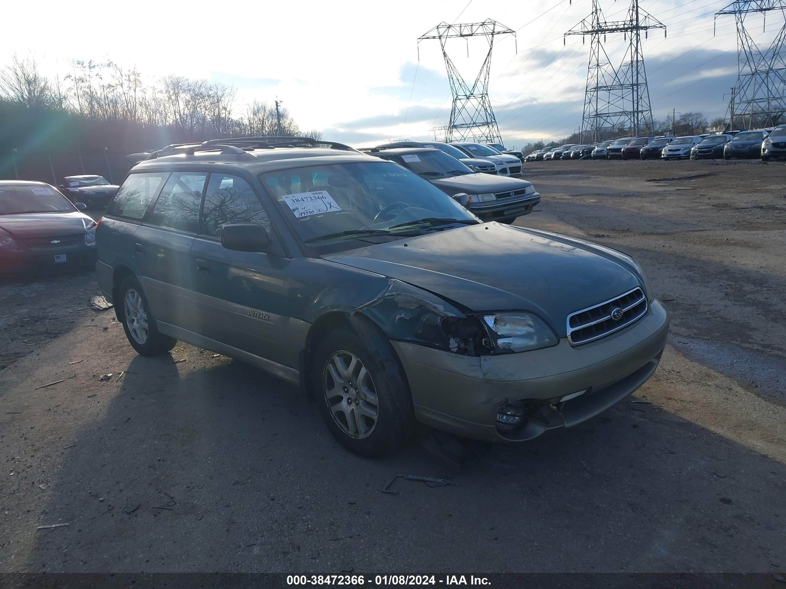 subaru outback 2000 4s3bh6653y6636217