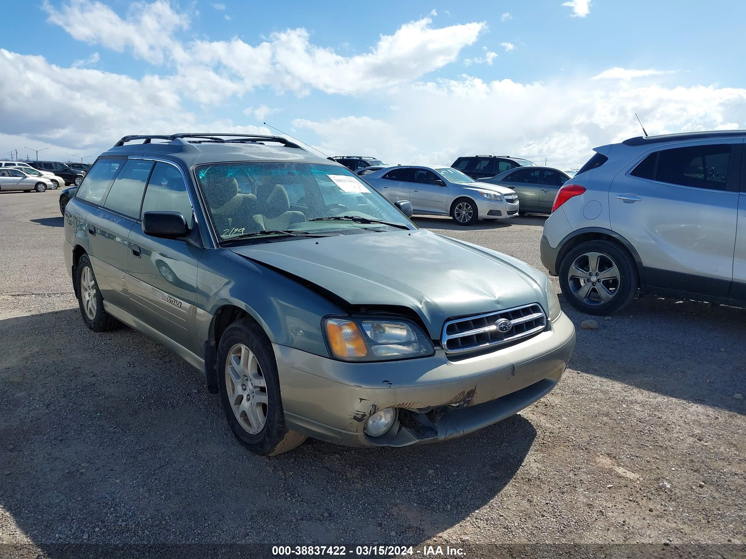 subaru outback 2001 4s3bh665516640419