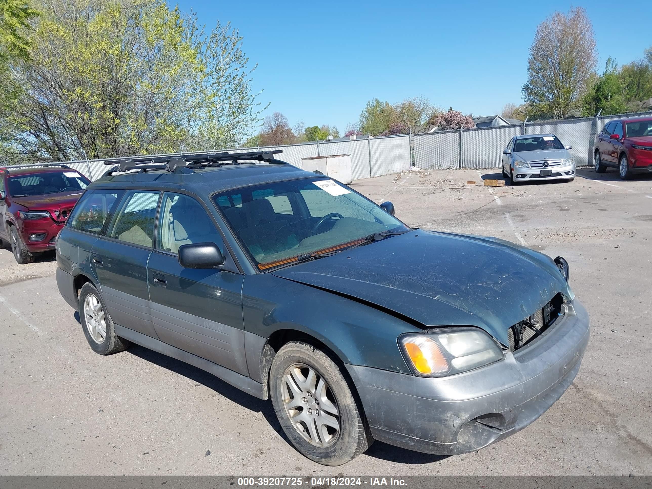 subaru outback 2001 4s3bh675216631160