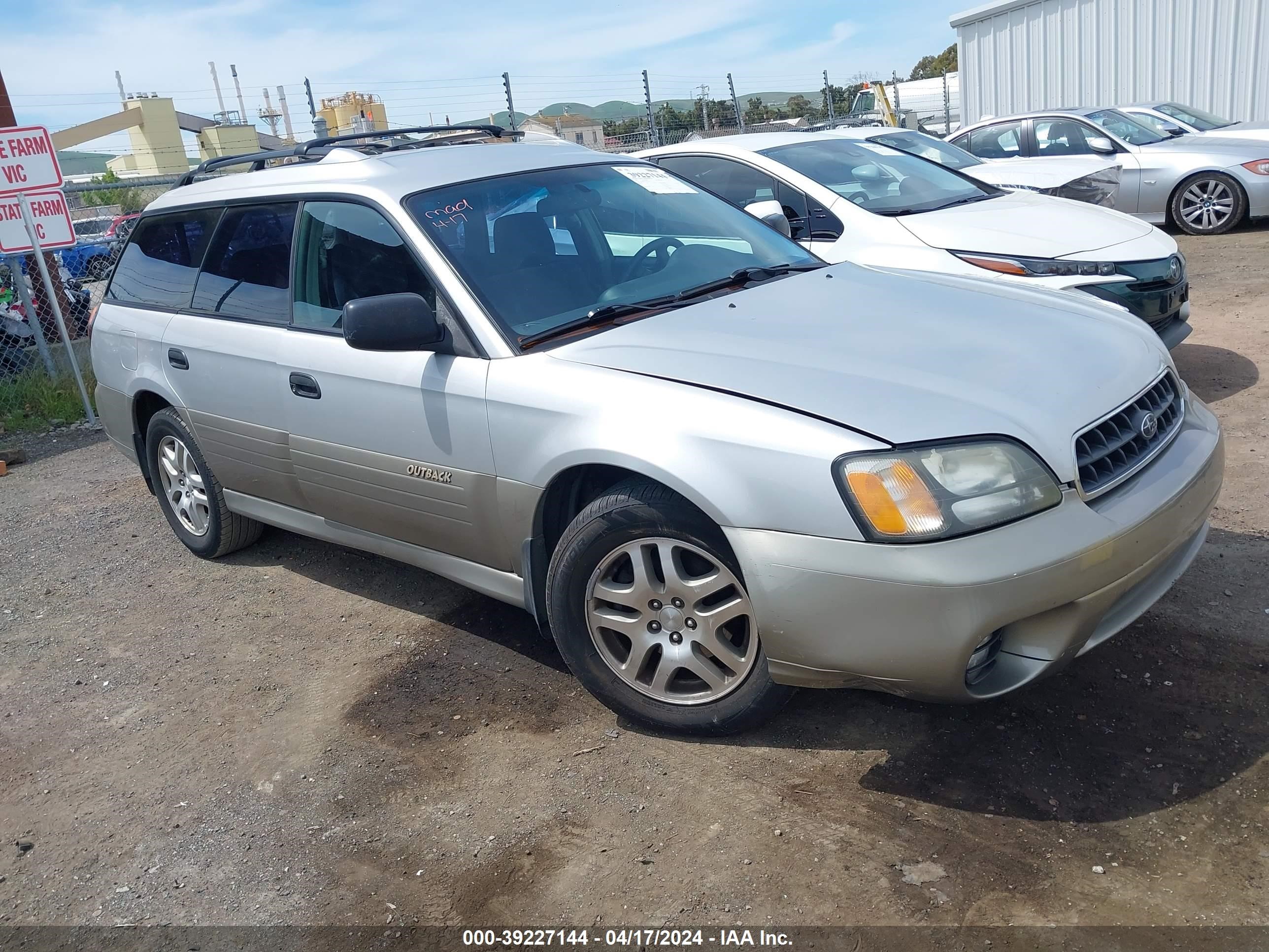 subaru outback 2003 4s3bh675x37615821