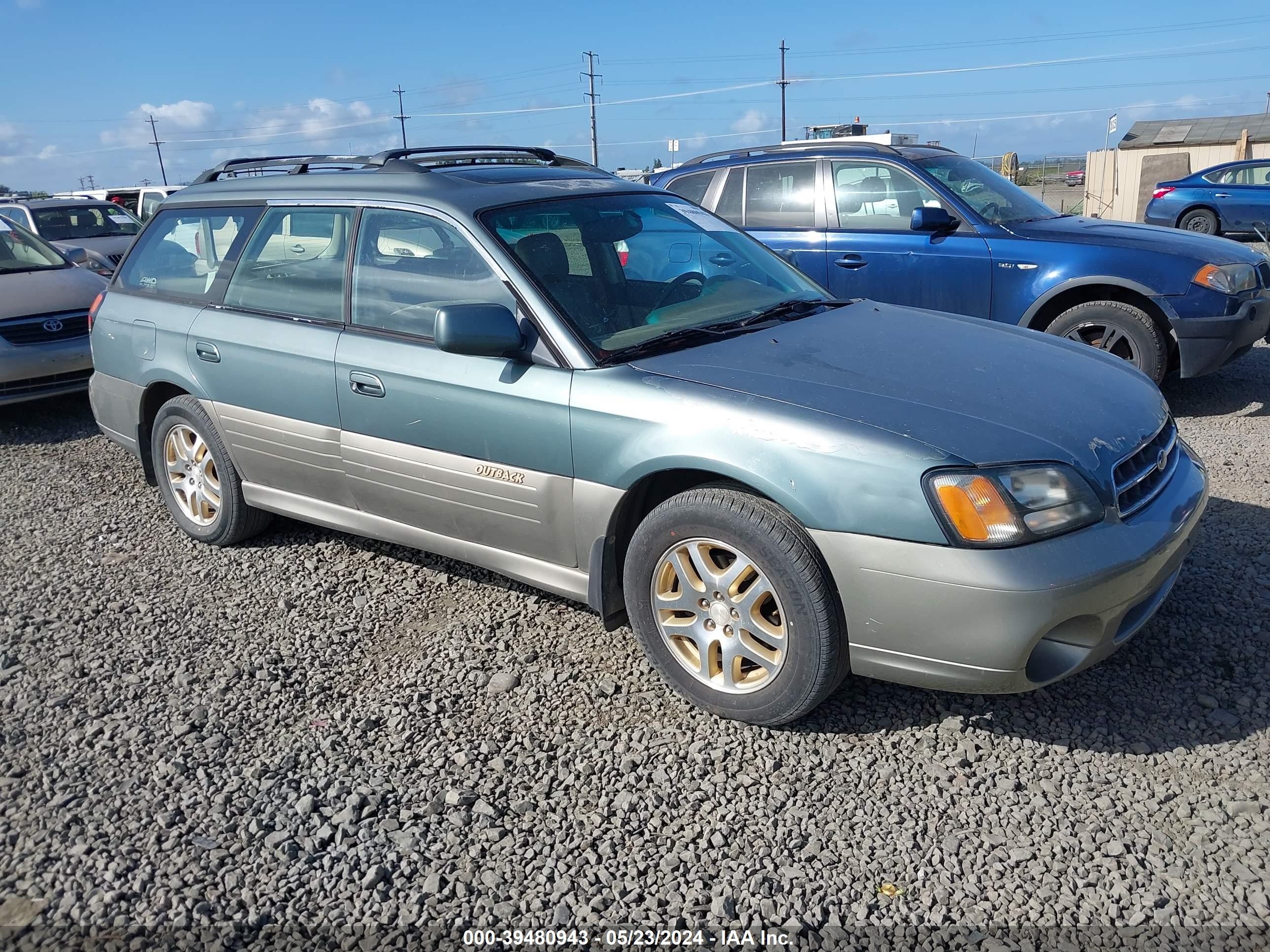 subaru outback 2001 4s3bh686316642420