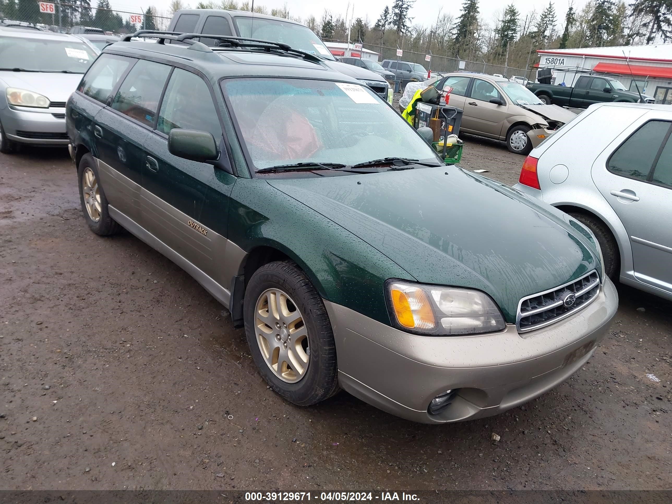 subaru outback 2000 4s3bh6864y7631415