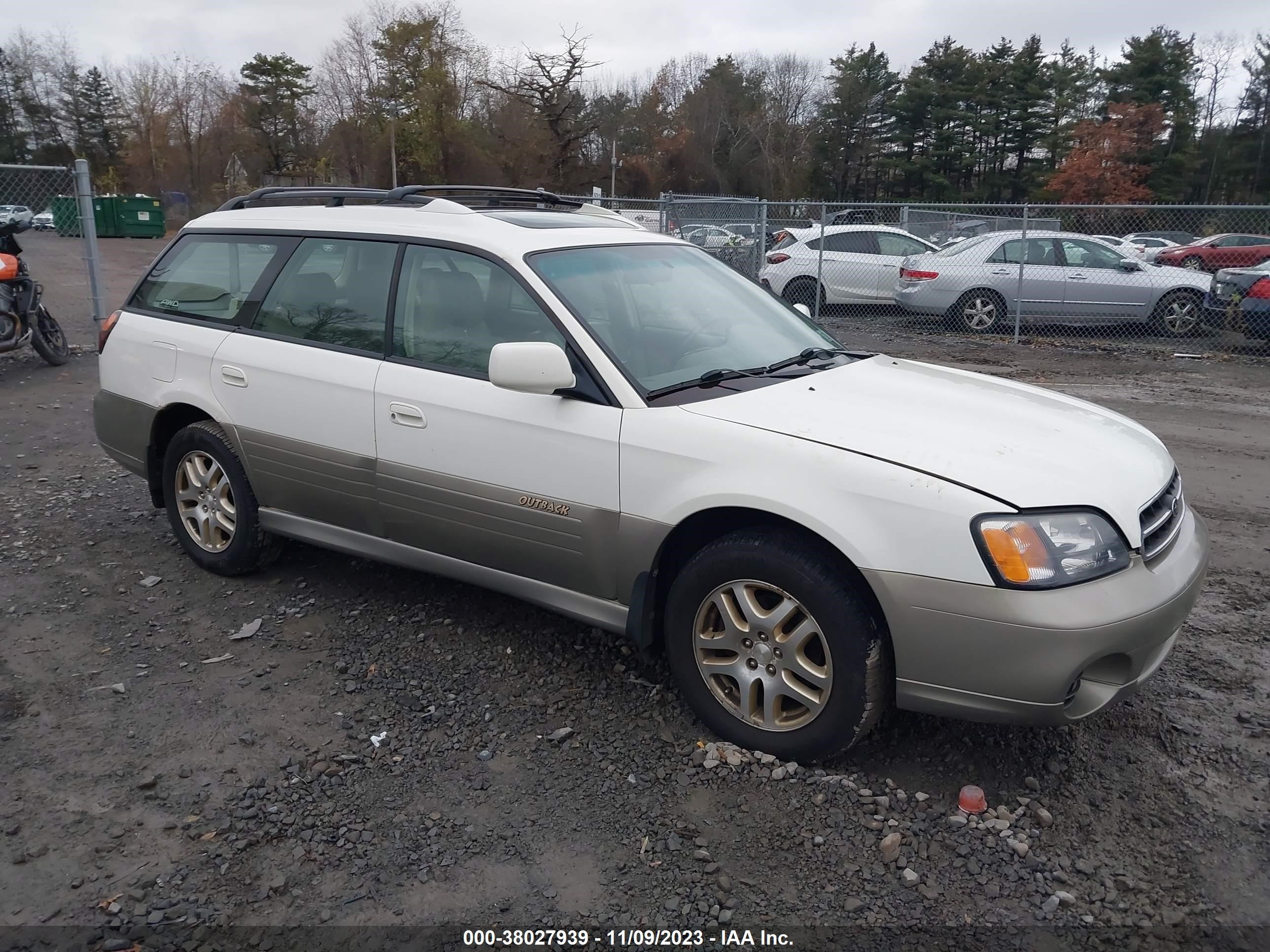 subaru legacy 2001 4s3bh686617616226